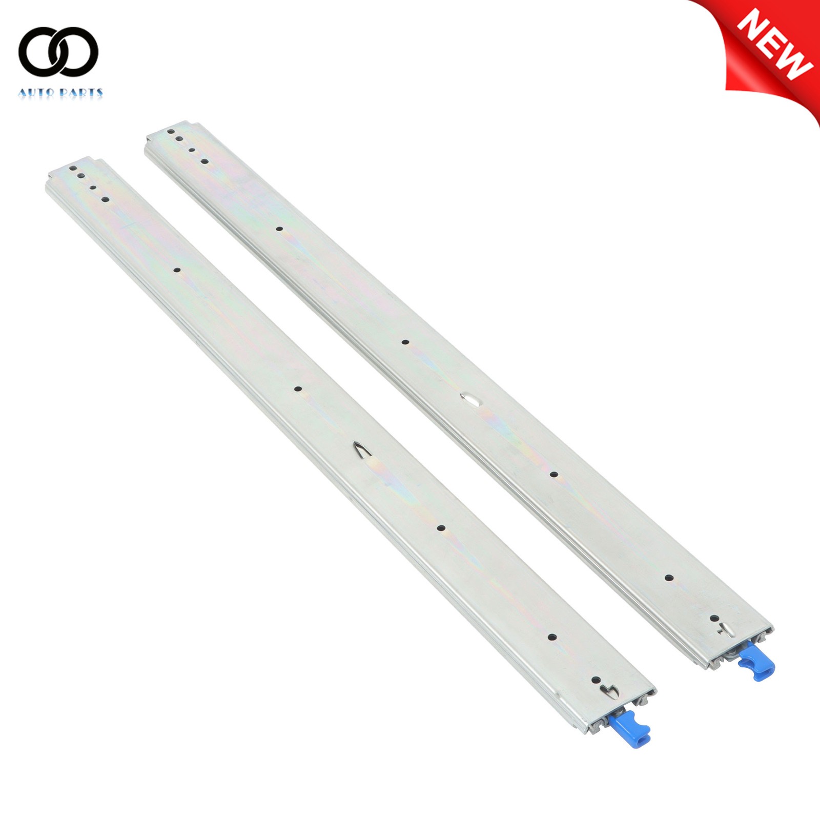 1Pair Heavy Duty Drawer Slides 38" 500 lbs Load Capacity Side Mount Extension