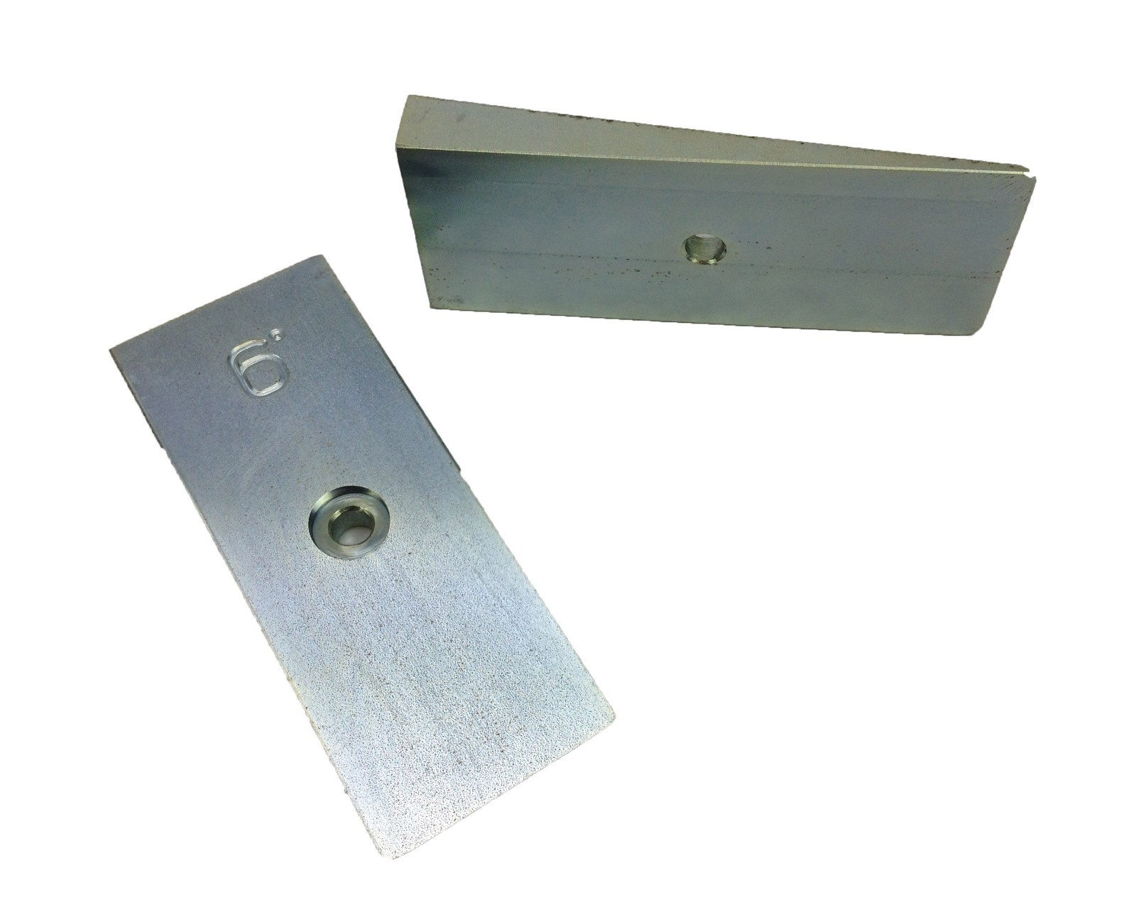 WFO Concepts Steel Axle Degree Shims, 6 degree, 1-3/4" wide, caster pinion angle