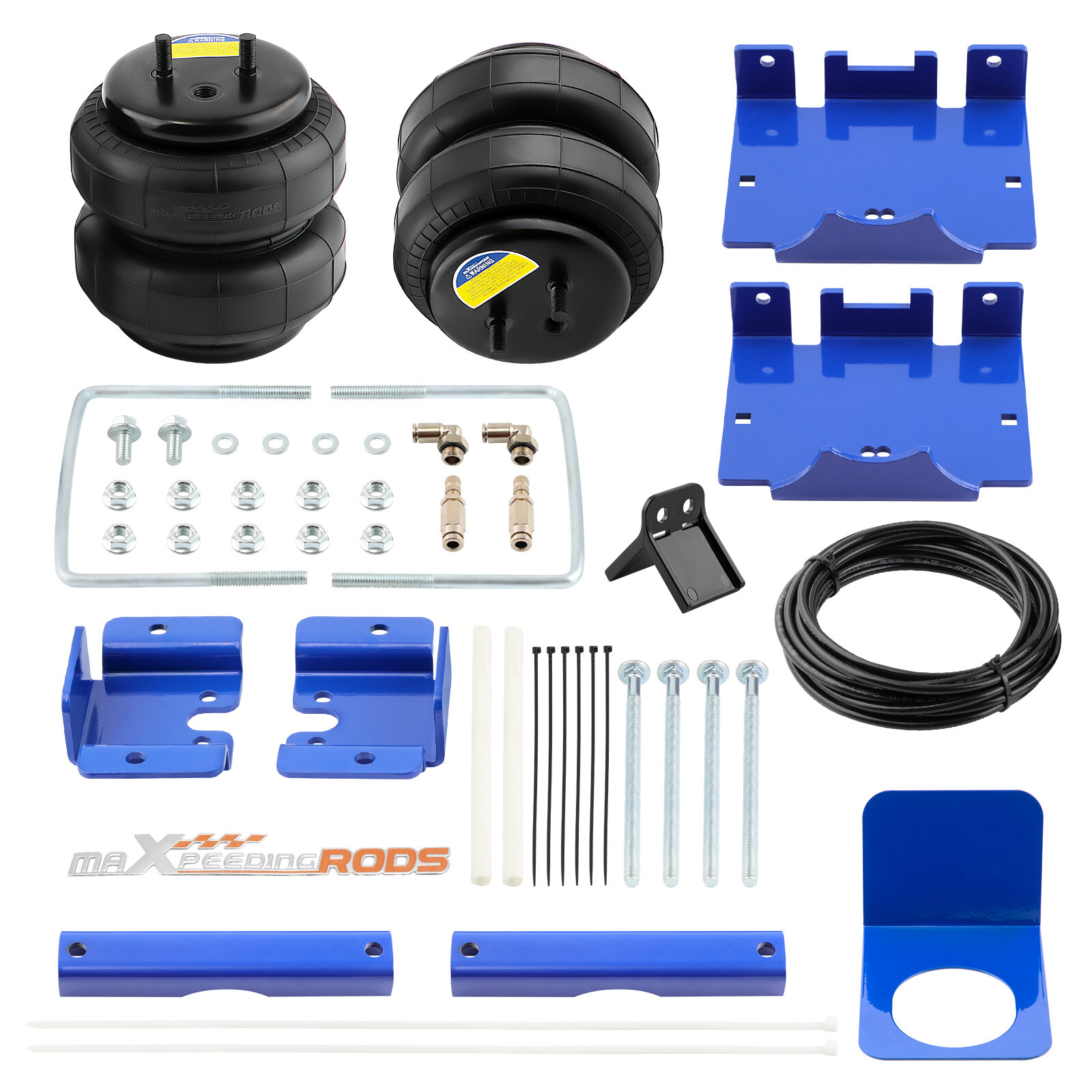 Rear Air Spring Suspension Kit 5000lbs For Dodge Ram Pickup 1500 4WD 02-08