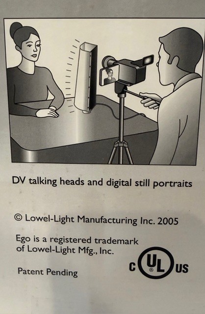 Lowel Ego Digital Imaging Fluorescent Light Box Tabletop Diffuser System 5500K