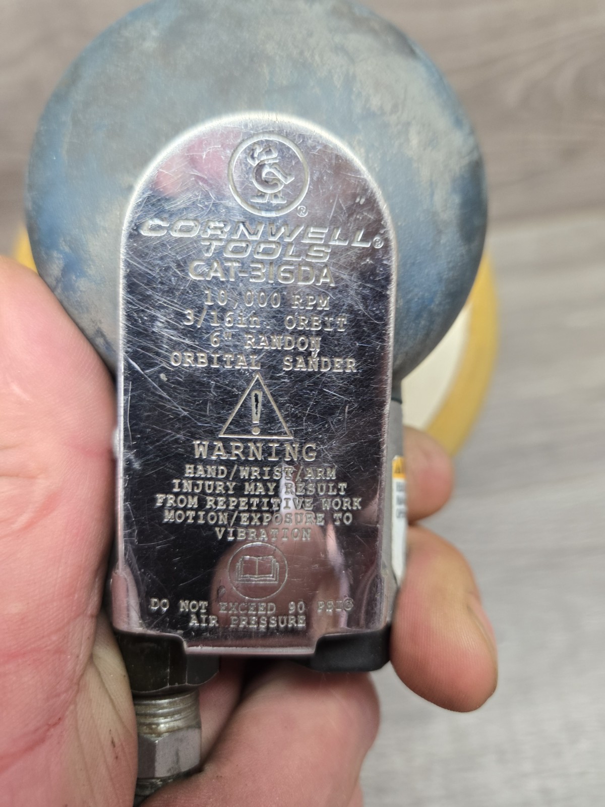 6" Random Orbital Sander Cornwell CAT-316DA