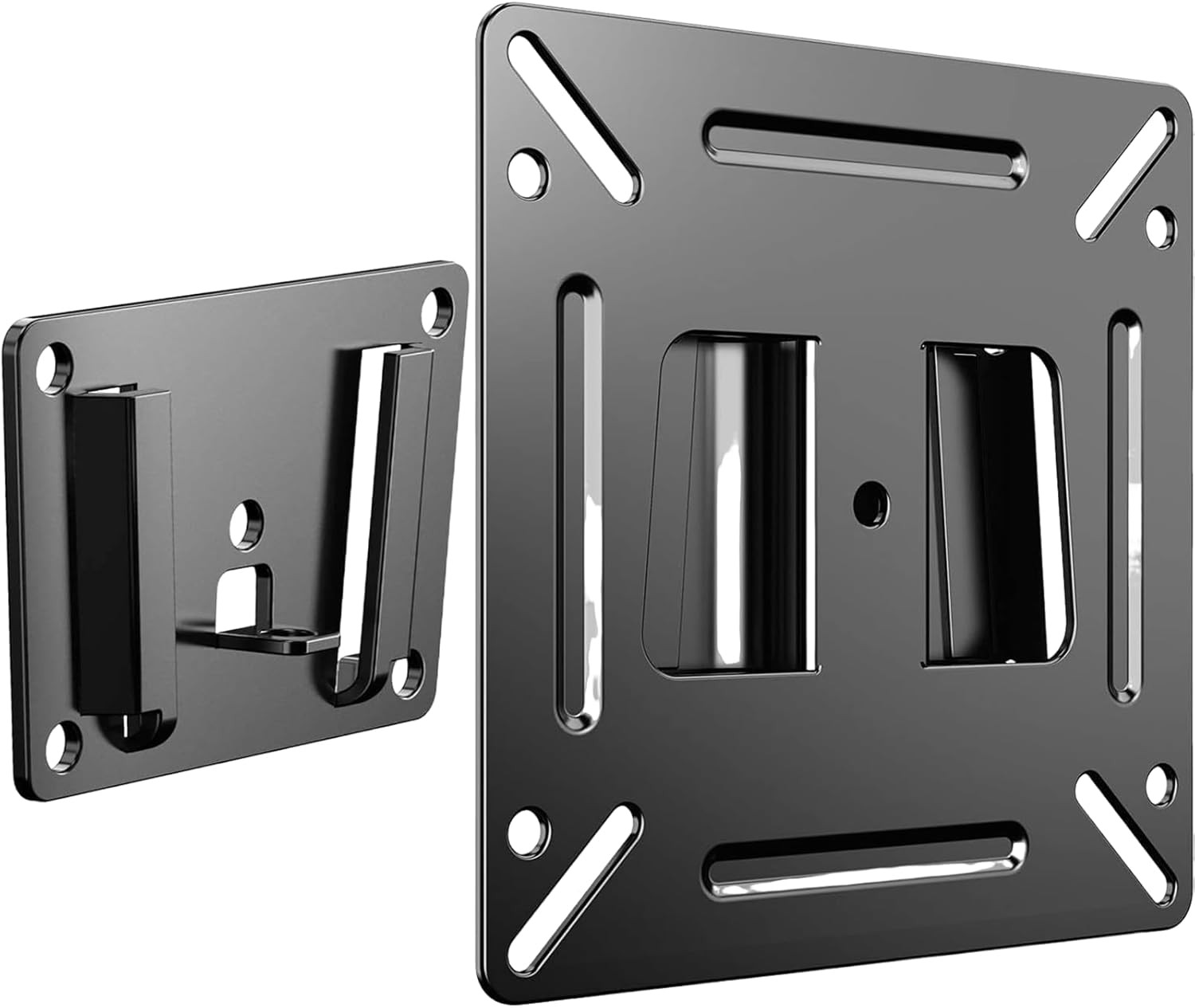 RV TV Mount Monitor Wall Camper 14-24 Inch LED LCD Low Profile Black