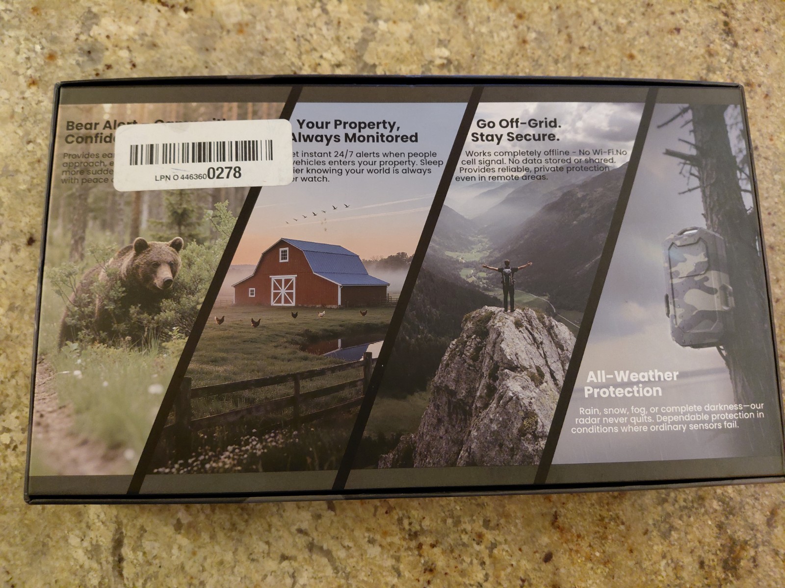 Letwesaf Wireless Radar Motion Sensor Desert camo Read description parts only