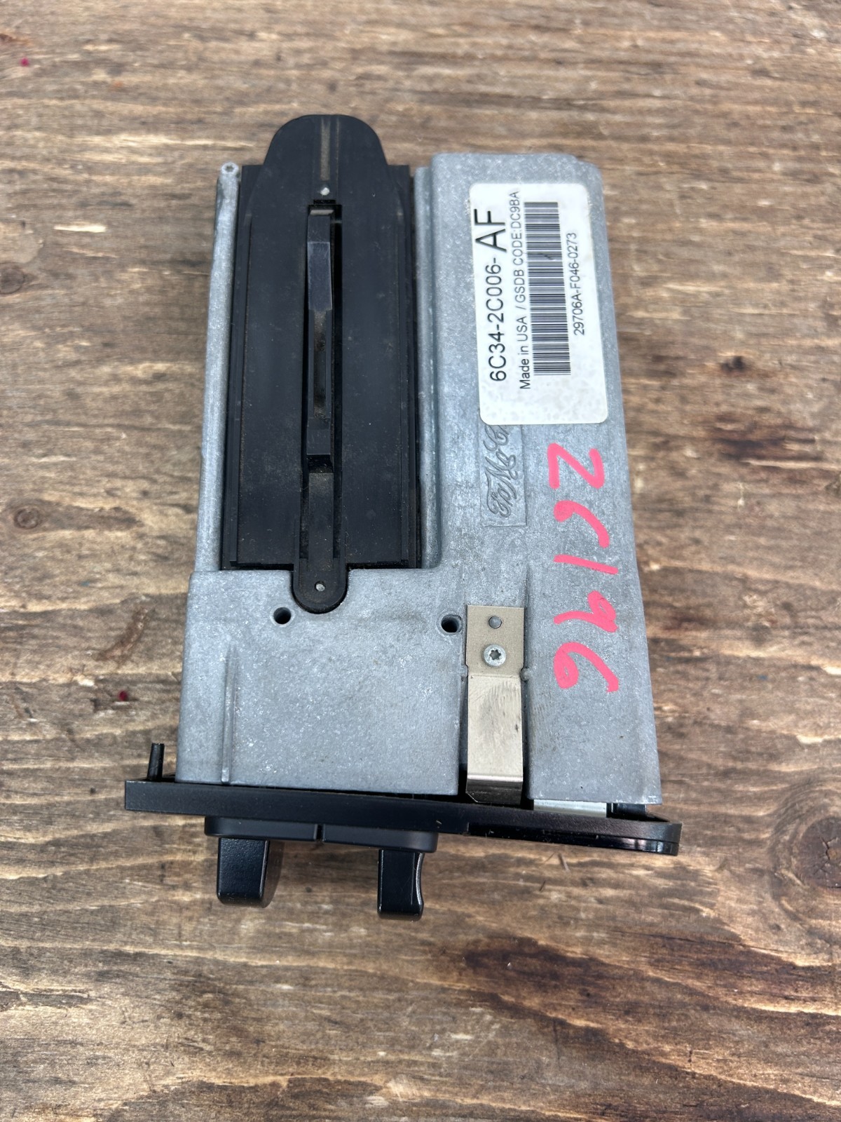 06-07 FORD F250 F350 SUPERDUTY TRAILER BRAKE CONTROLLER TOW MODULE 6C34-2C006-AF