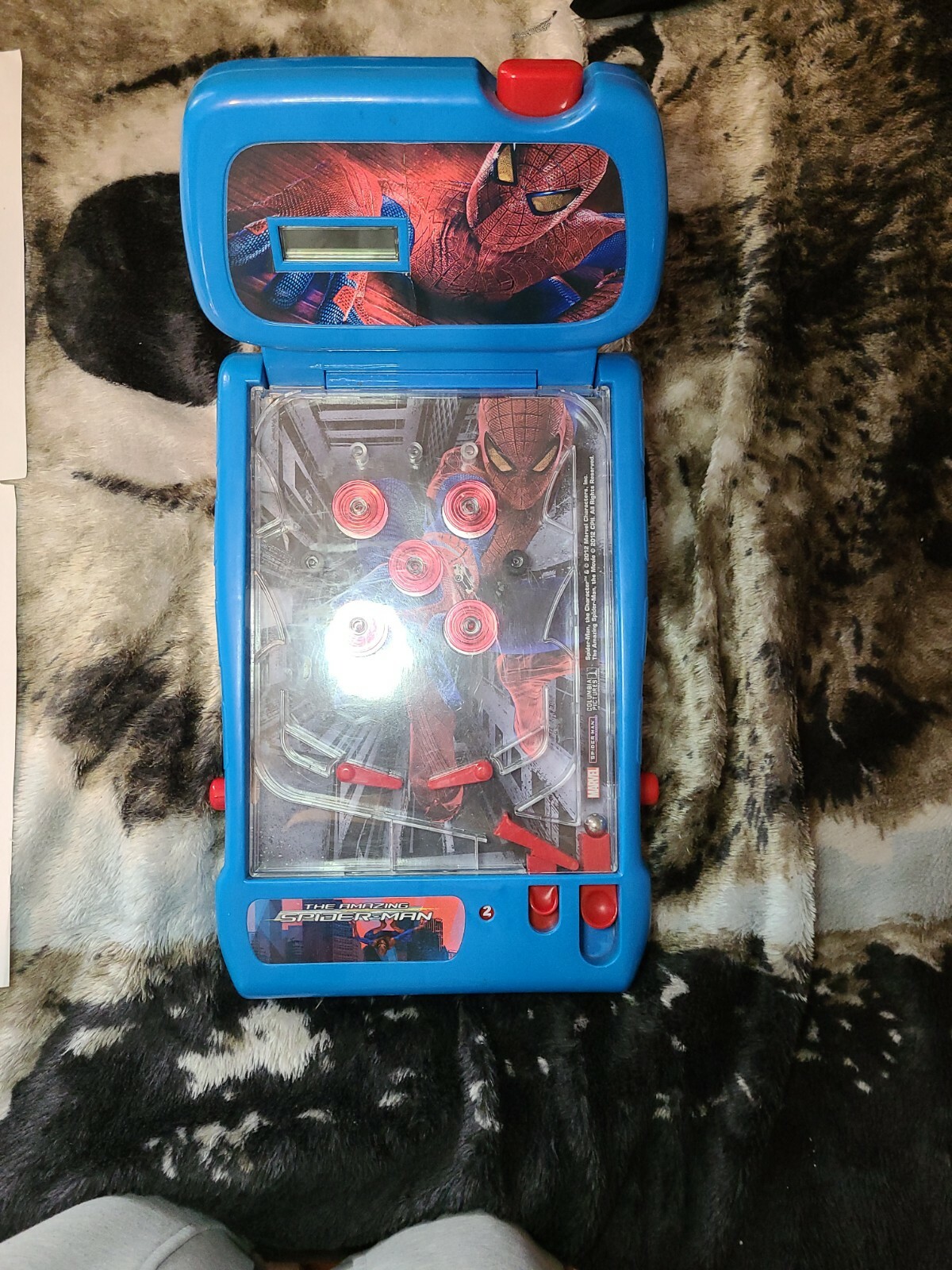 Rare Marvel The Amazing Spider-Man Movie 2012 Electronic Tabletop Pinball