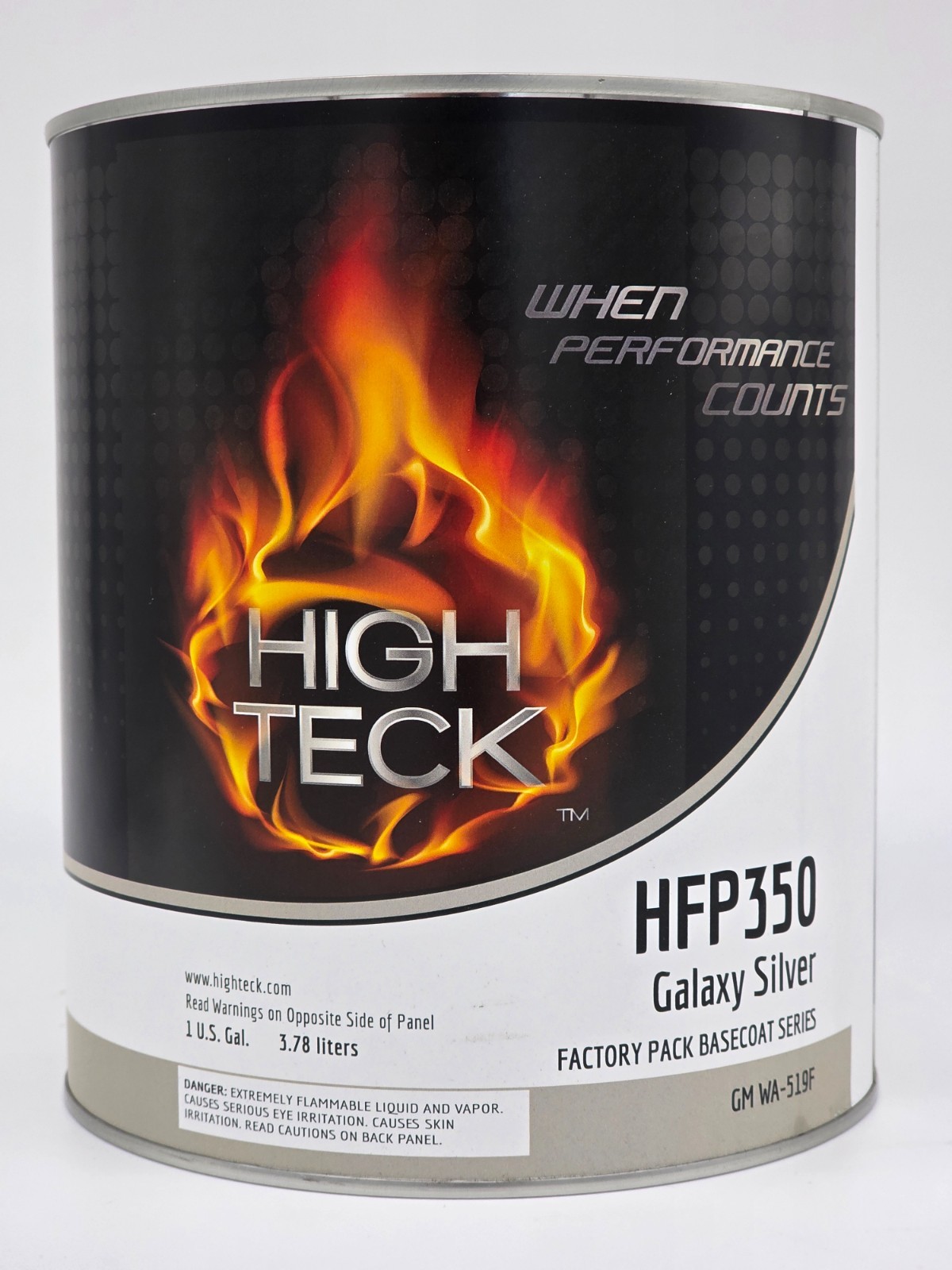HIGH TECK GM 519F Galaxy Silver Automotive Basecoat GALLON HFP350 WA519F U519F