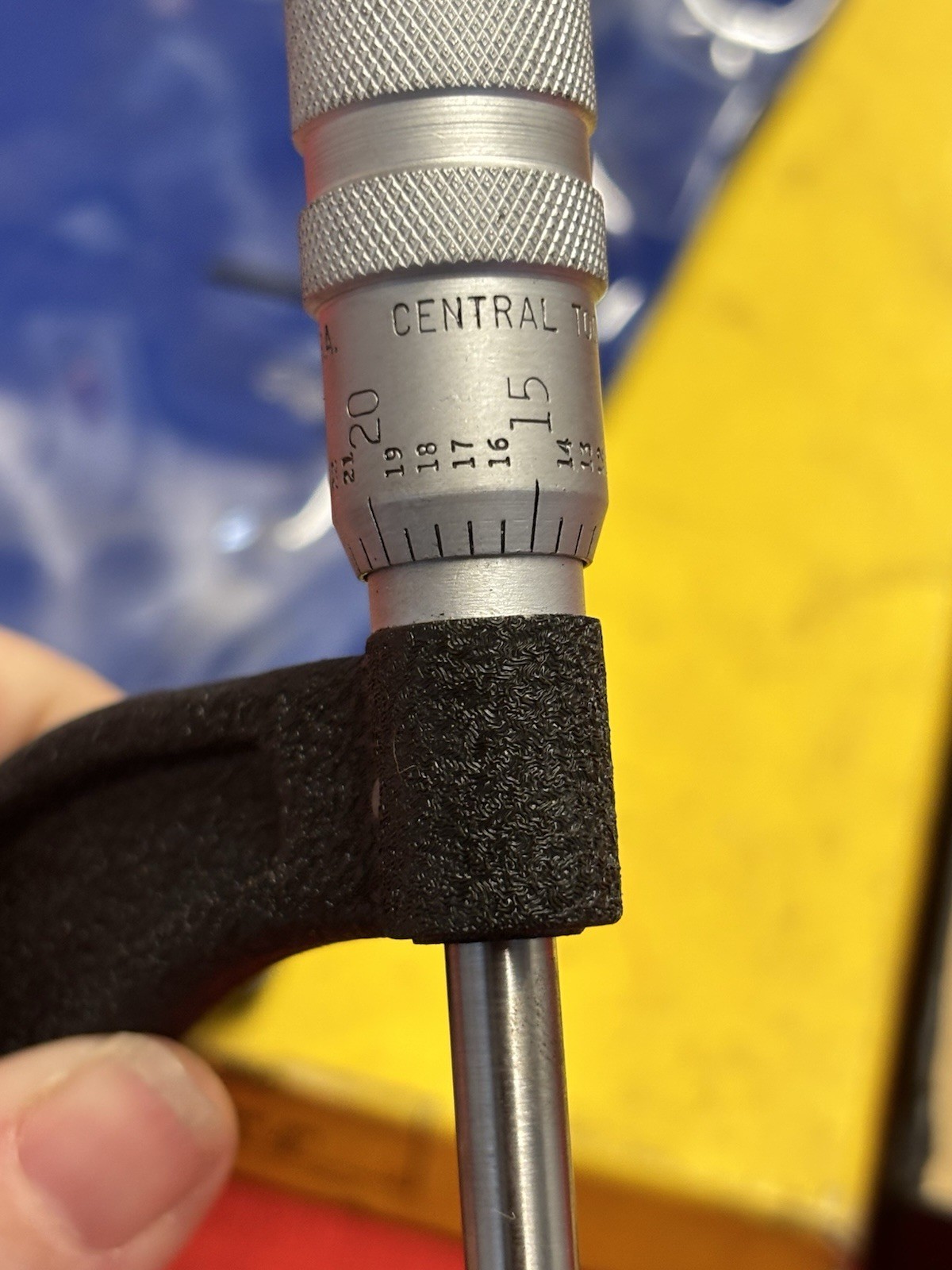 CENTRAL TOOLS MICROMETER #6071 3"-4" WITH BOX VINTAGE