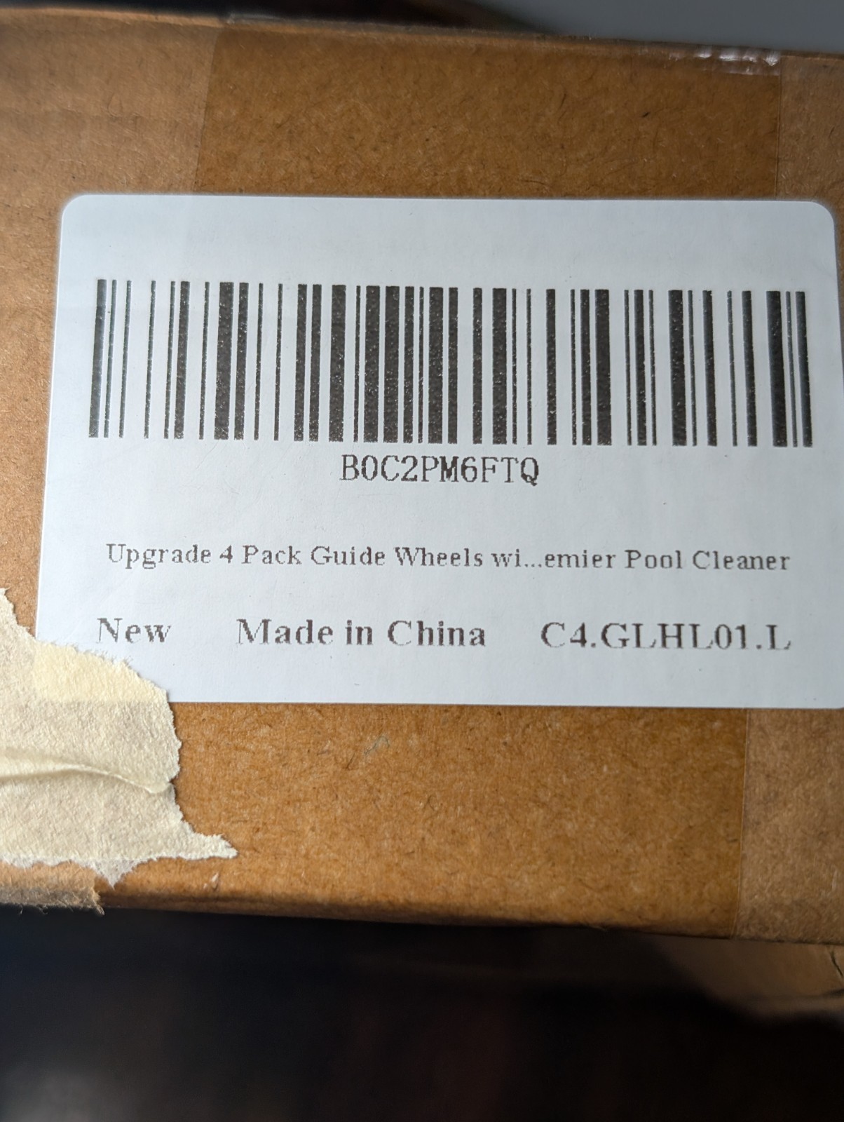 4 Pack Pool Cleaner Guide Wheels Replacement White Bearings Included Generic