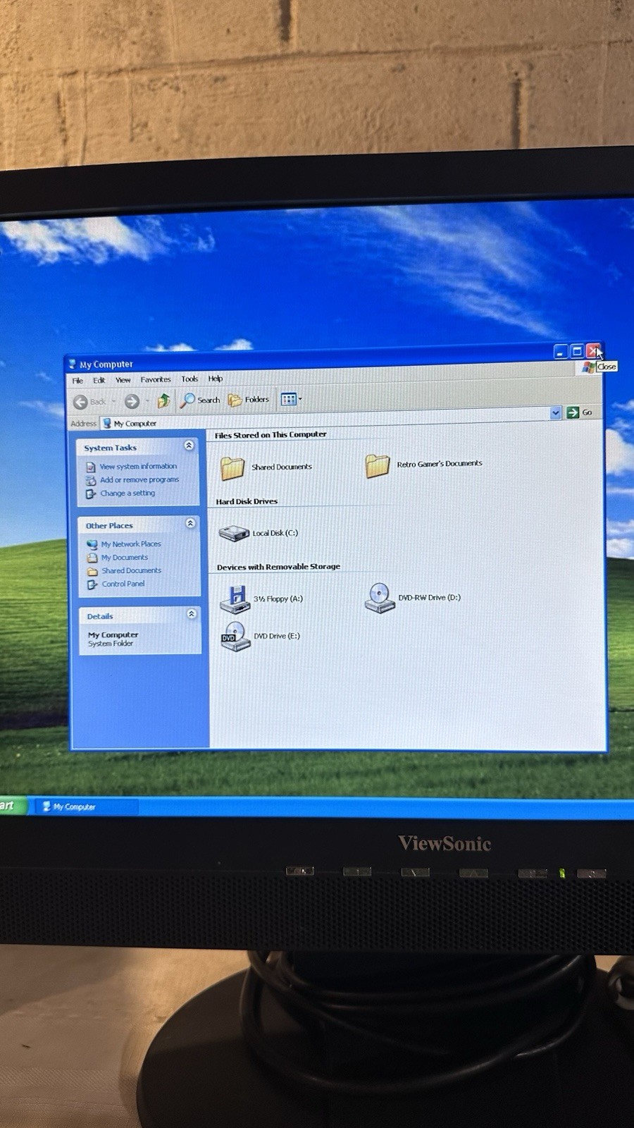 Retro Gaming PC Systemax Venture Pentium 4 1GB RAM Intel Windows XP Working