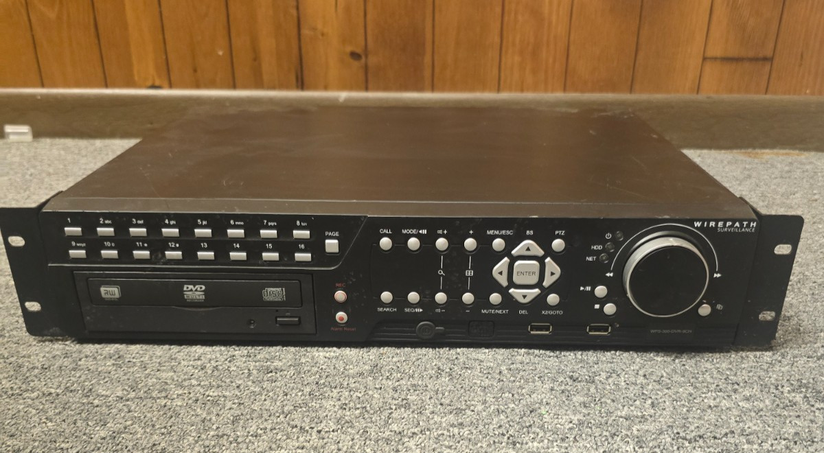Wirepath Surveillance WPS-300-DVR-9CH 300 Series 9 Channel