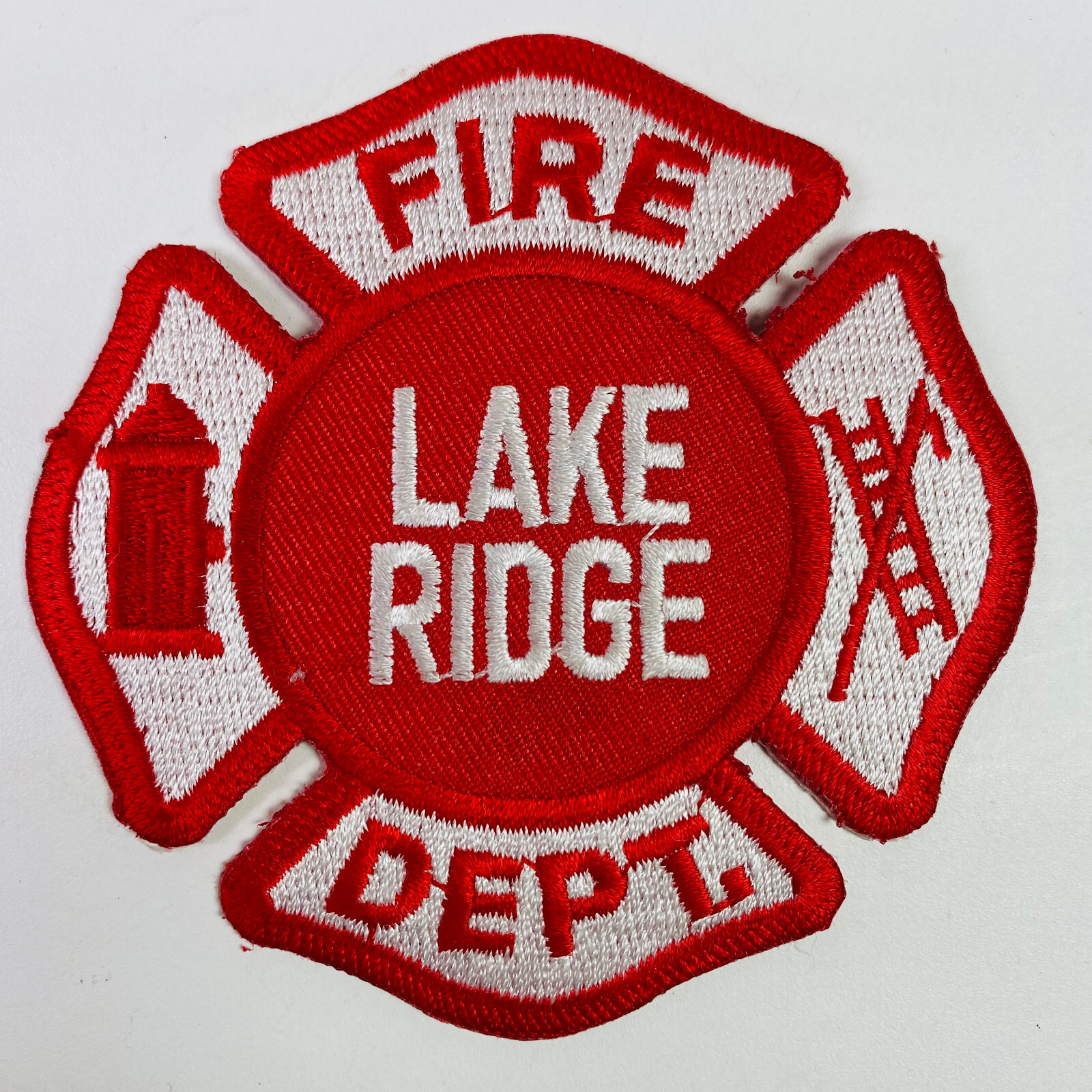 Lake Ridge Fire Indiana IN 3.5" Patch D3