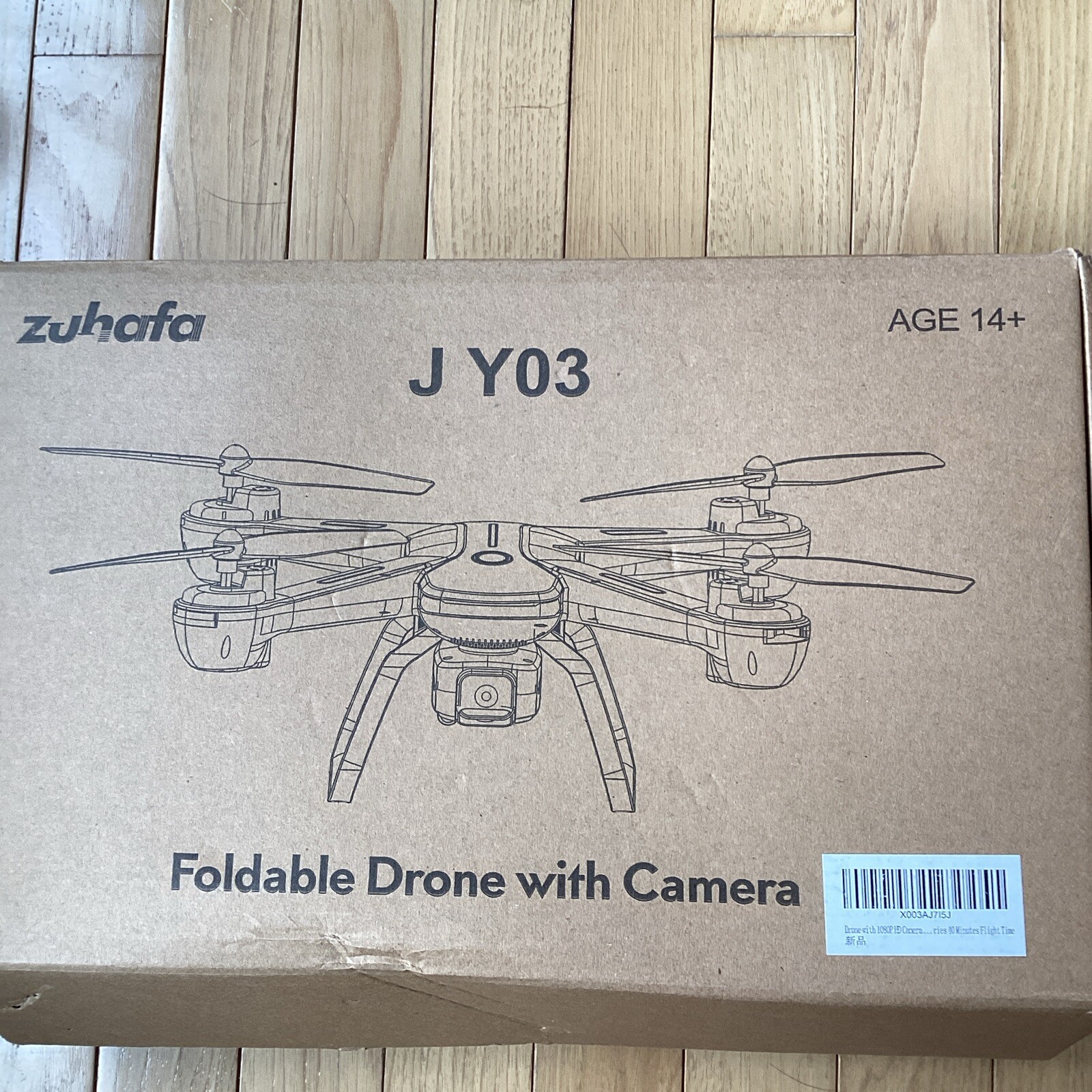 Zuhafa JY03 Drone with 1080P HD Camera for Kids and Adults WiFi FPVBlue NEW!!