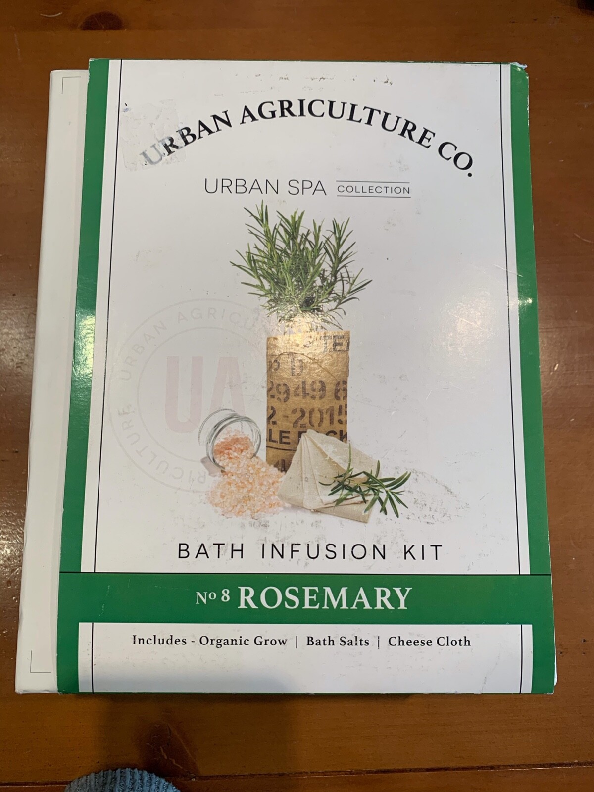 Urban Agriculture Co. Urban Spa ORGANIC GROW Bath Infusion Kit #8 ROSEMARY *NEW