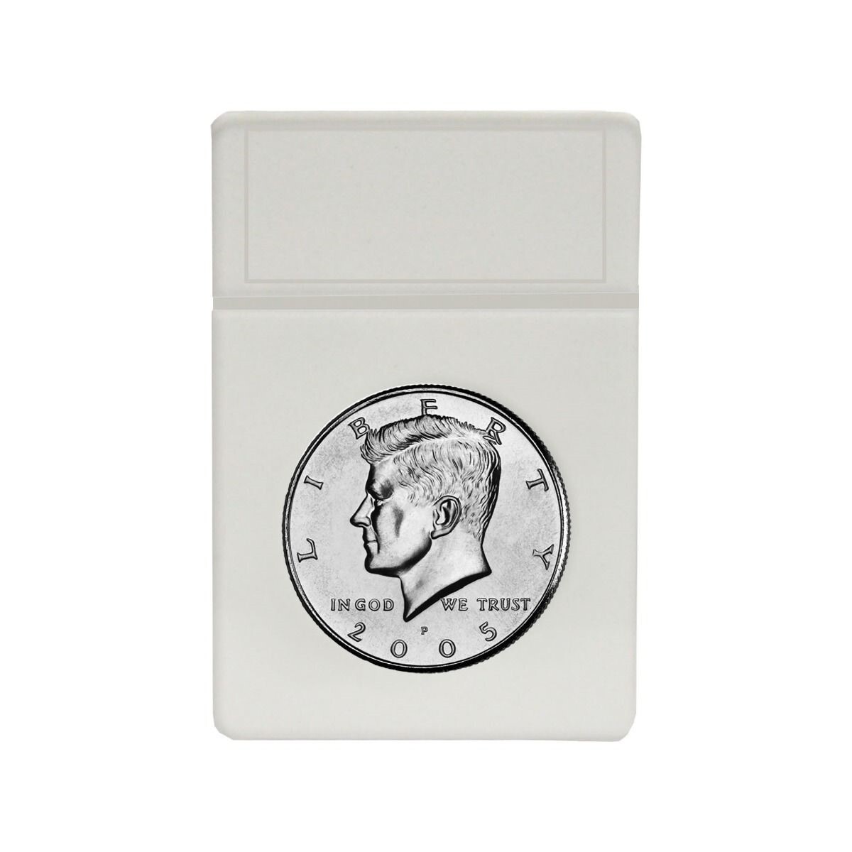 NEW 100pk BCW Half Dollar Display Slab Insert- White Foam Insert