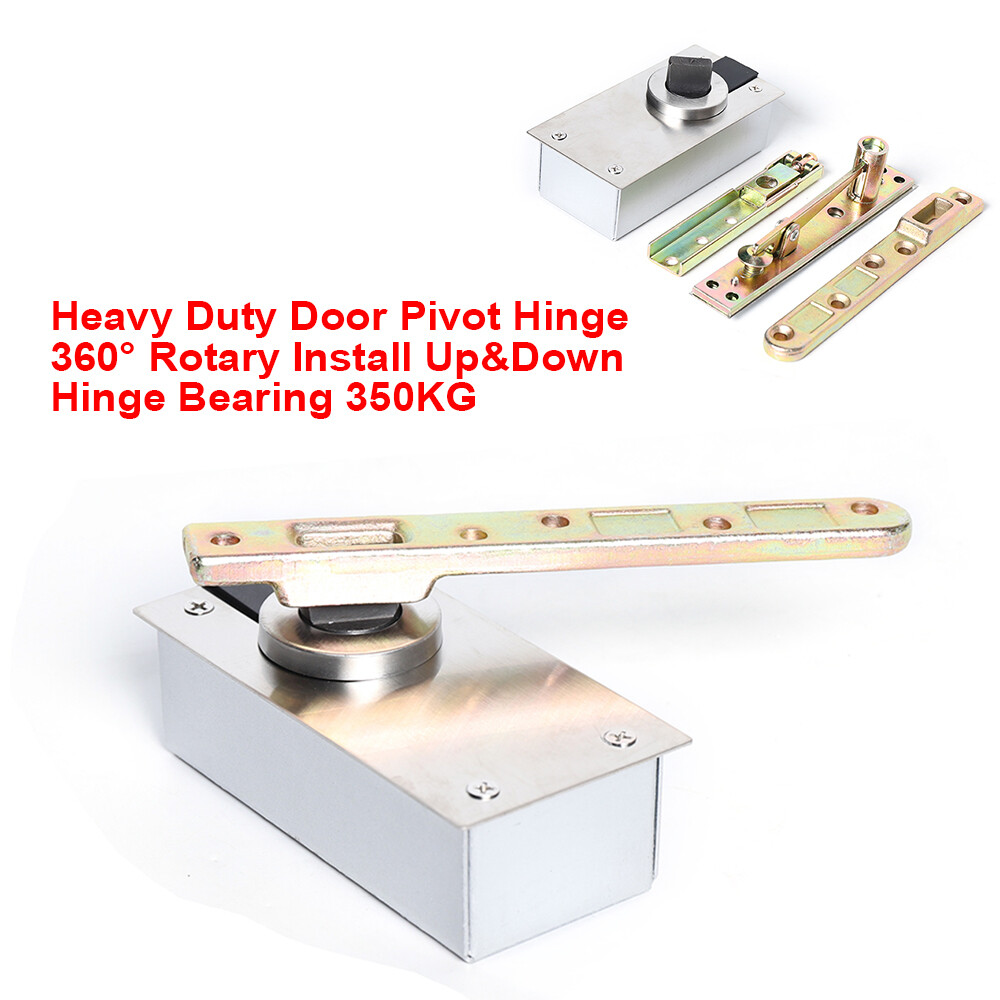 Heavy Duty Door Pivot Hinge,360° Rotary Install Up&Down Hinge Bearing