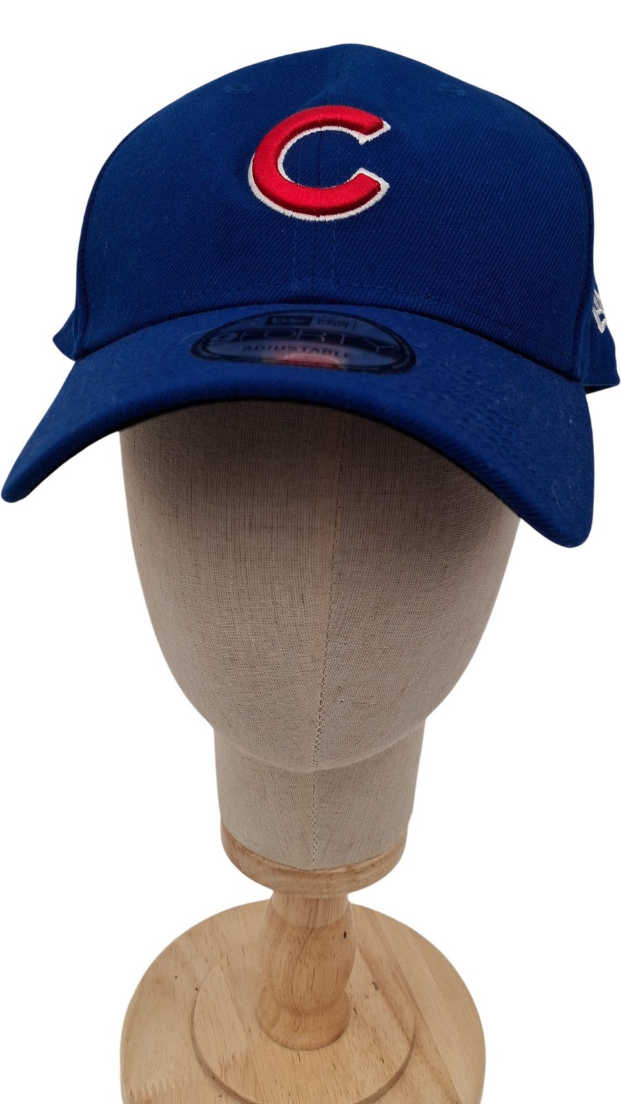 New Era 9FORTY Adjustable Baseball Cap One Size Blue Chicago Cubs MLB Preloved