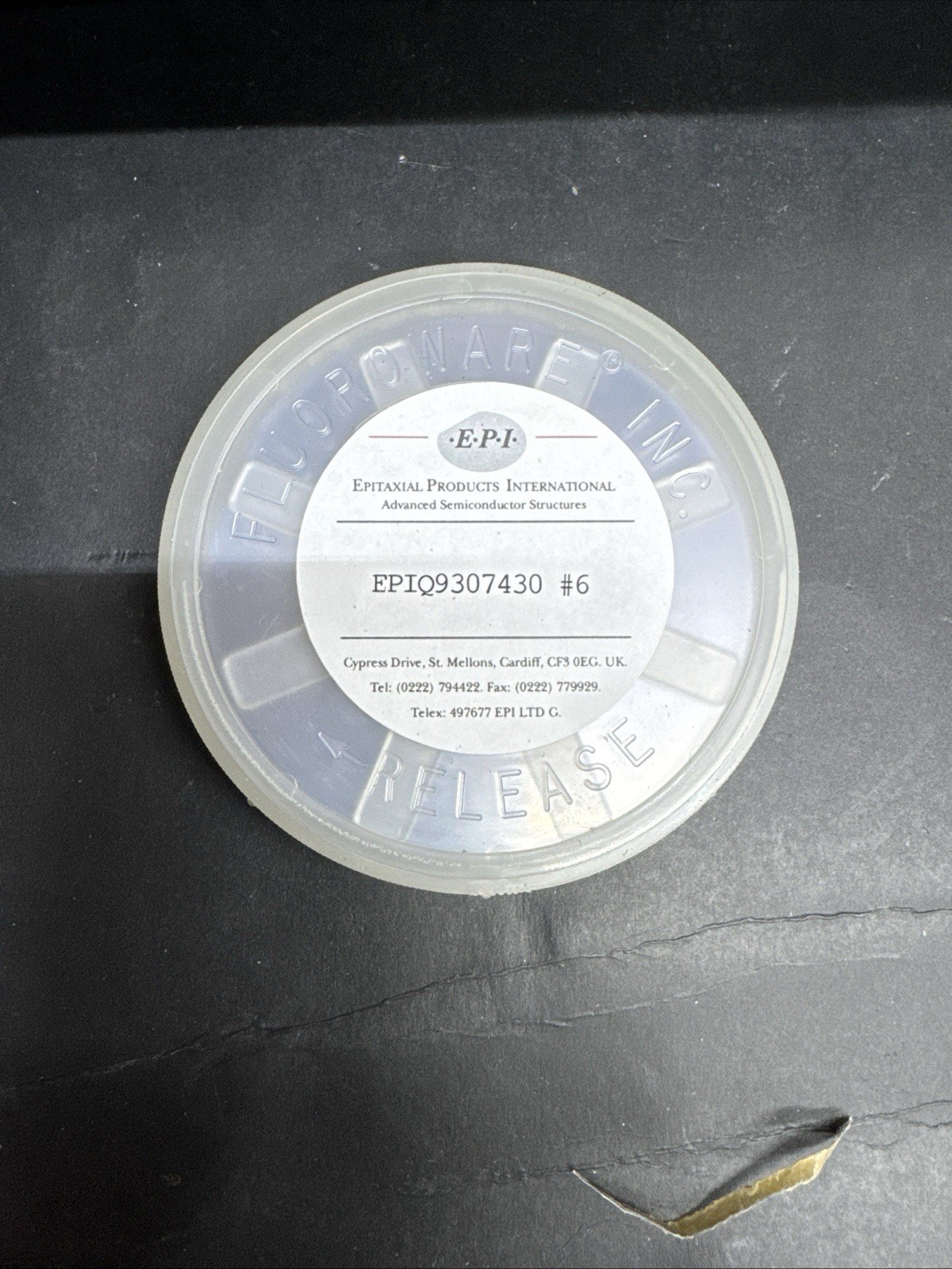 E.P.I. Advanced Semiconductor Structures EPIQ 9307430. #7. 3” 15.0 gm