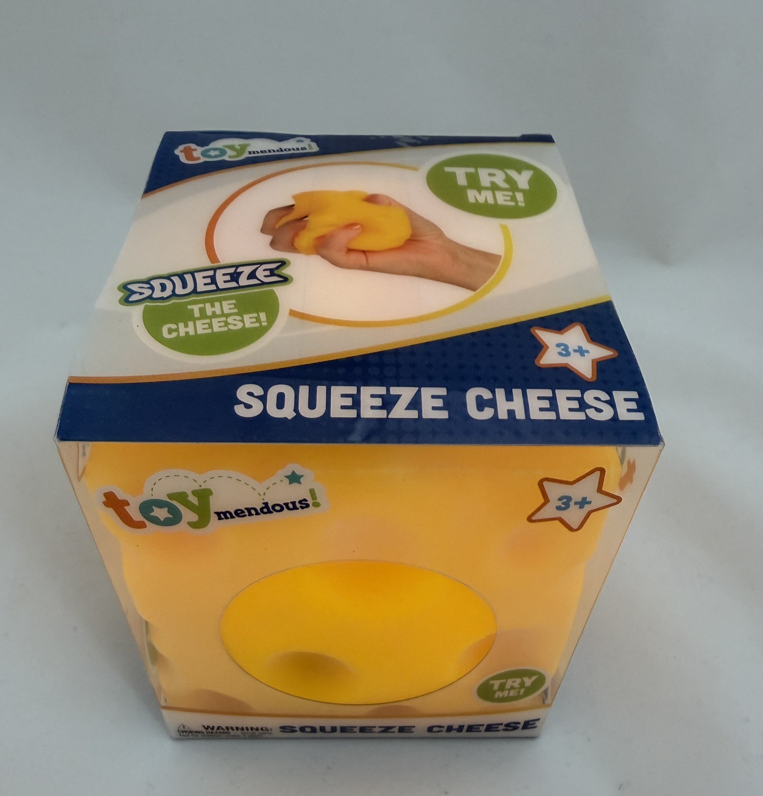 Squeeze Cheese 🧀 Squishy  Toymendous Sensory  Viral TikTok Toy Hard To Find NEW