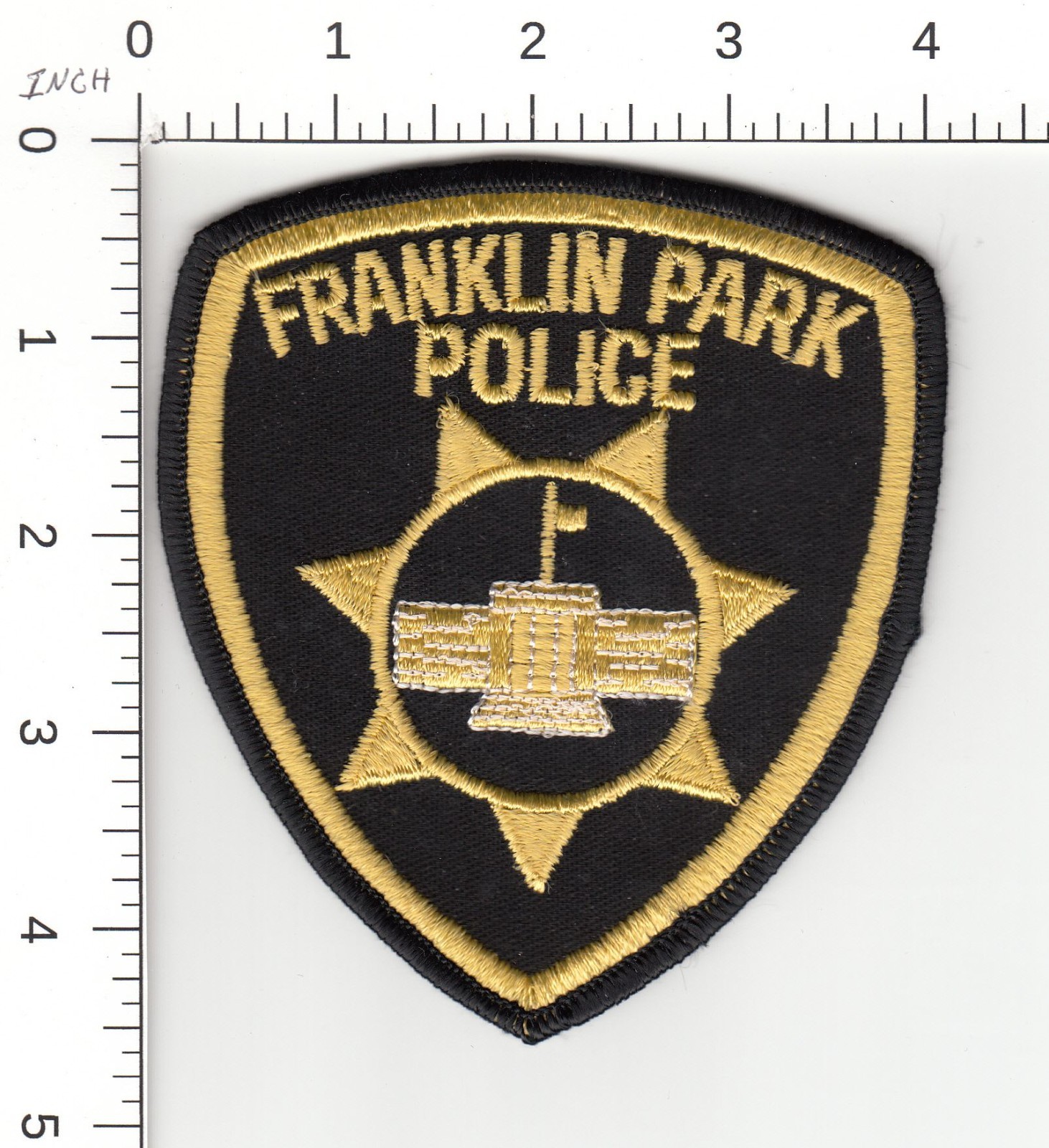OLDER FRANKLIN PARK -- ILLINOIS COLLECTIBLE POLICE PATCH