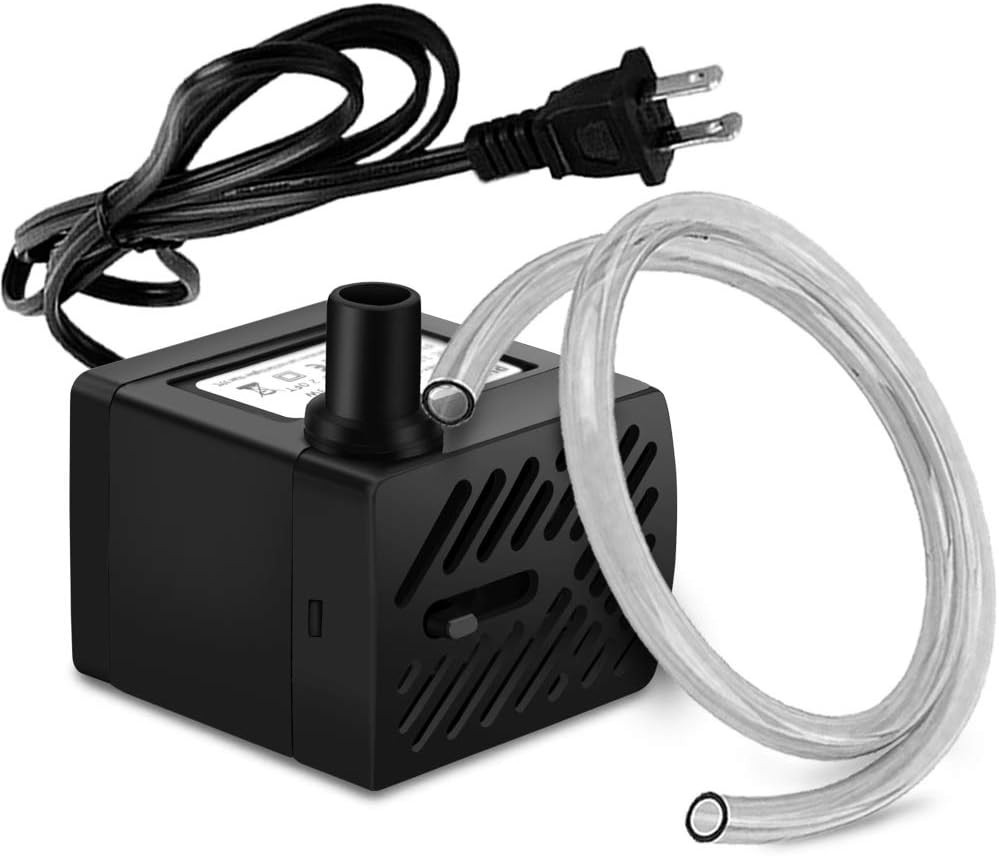 Compact 3W Mini Submersible Water Pump with Suction Cups - Ideal for Aquariums
