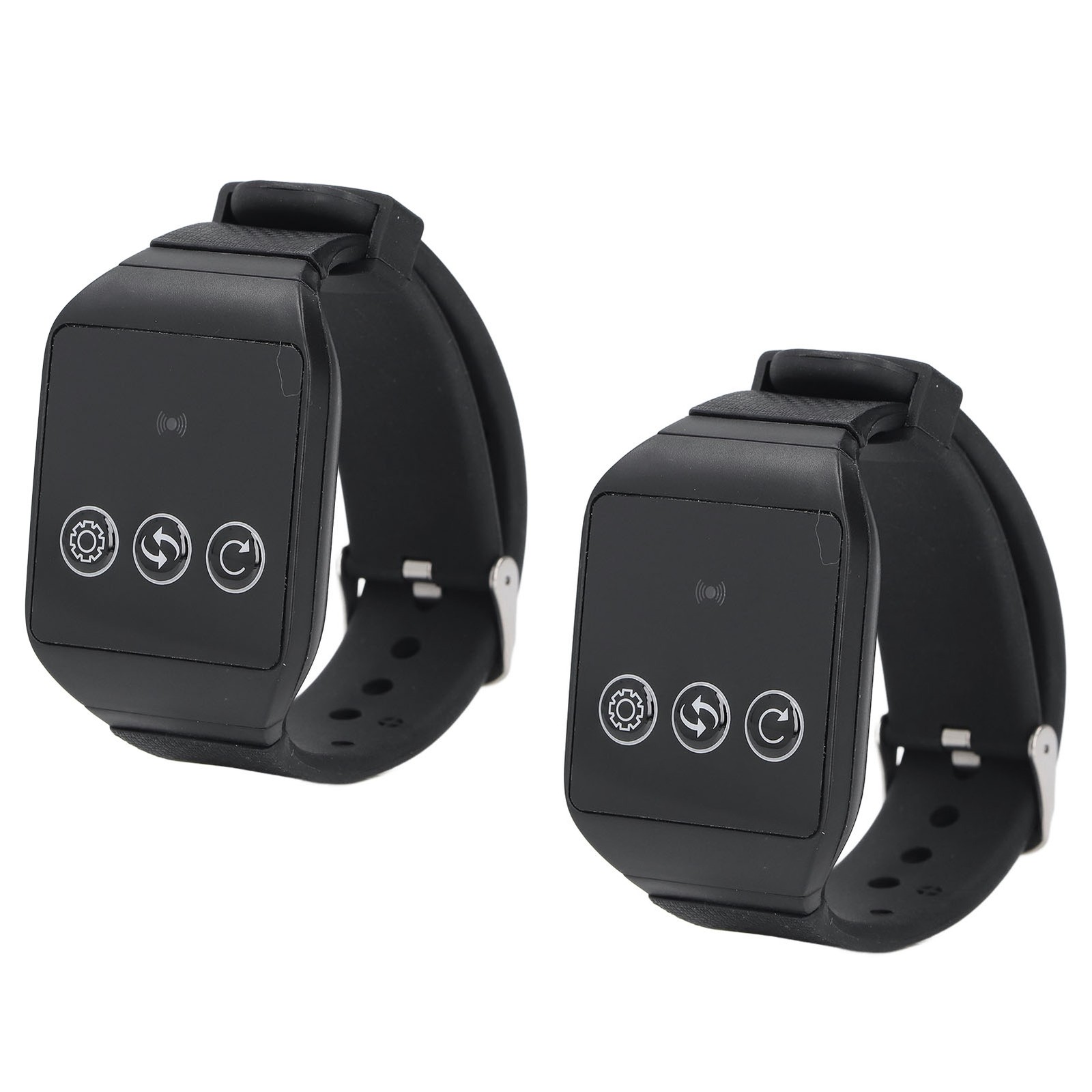 Wireless Restaurant Service Calling System 2 Watch Receiver And 1 Button Pagers