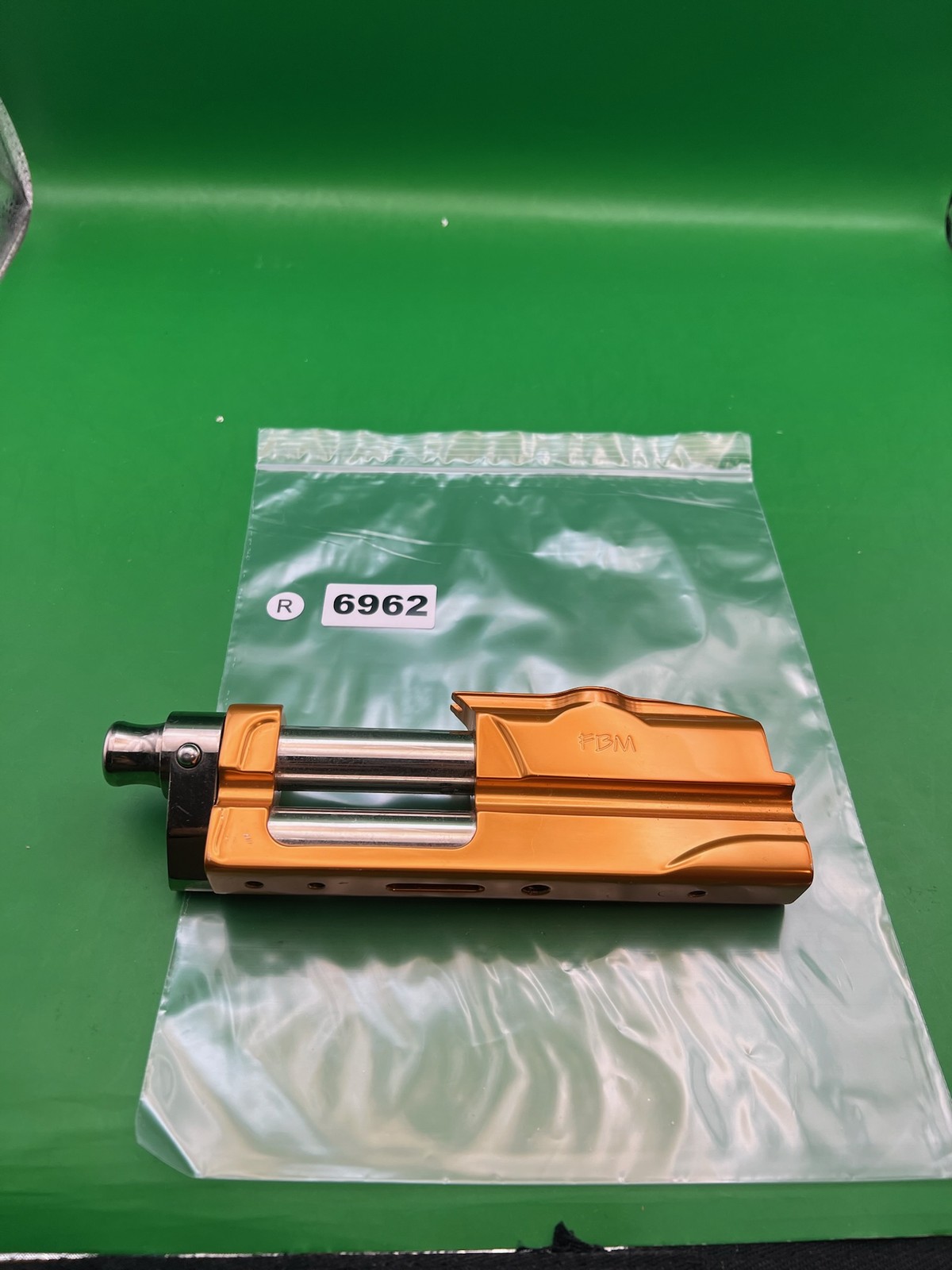 FBM Bolt Orange Silver Autococker Body