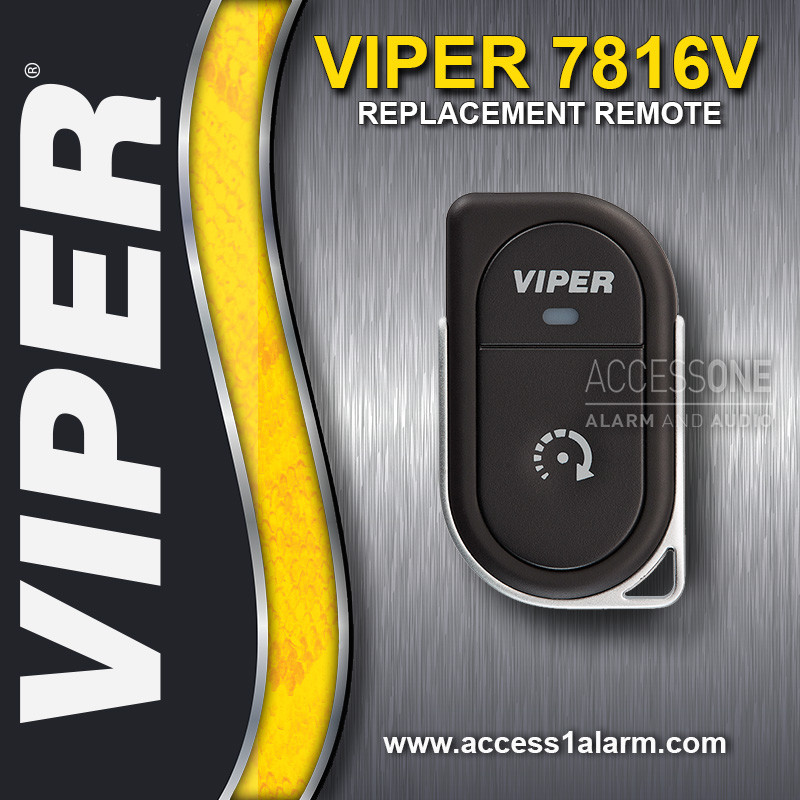 Viper 7816V 2-Way 1-Button Replacement Remote Control For Viper DS3 or DS4