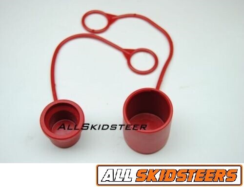 Skid Steer For Bobcat Hydraulic Quick Coupler Cap & Plug