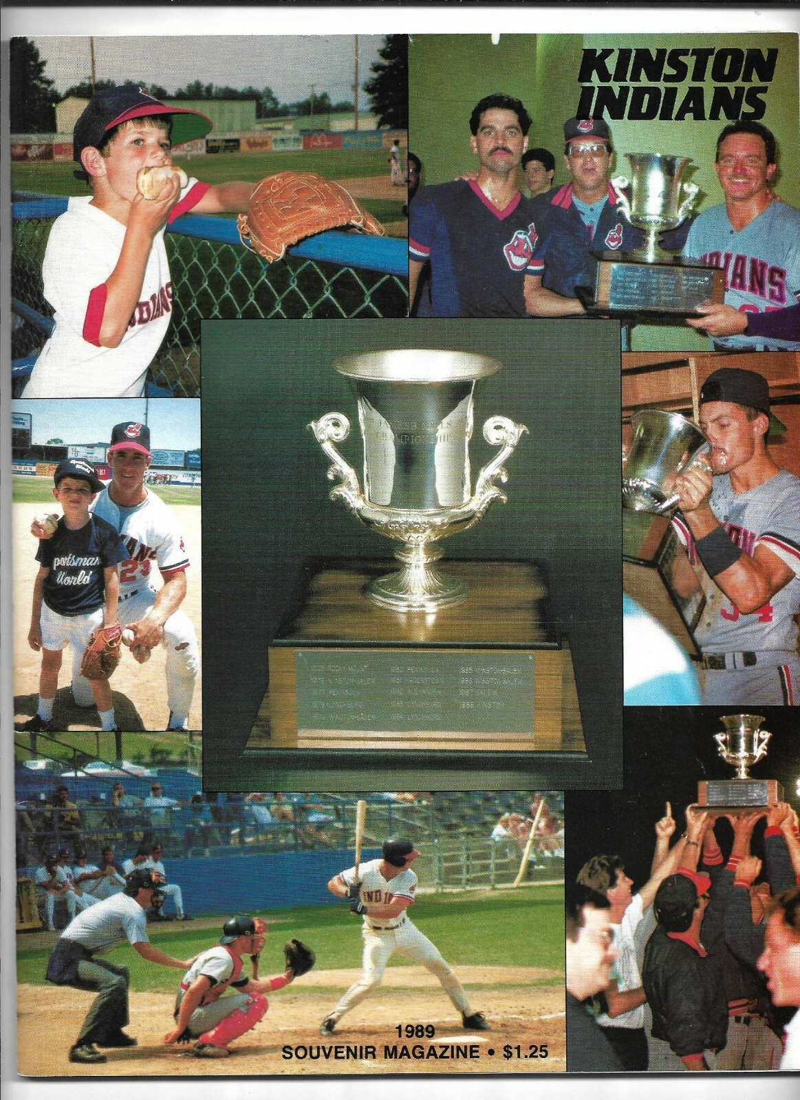 1989 Kinston Indians vs Lynchburg Red Sox Minor League Baseball Program   VG