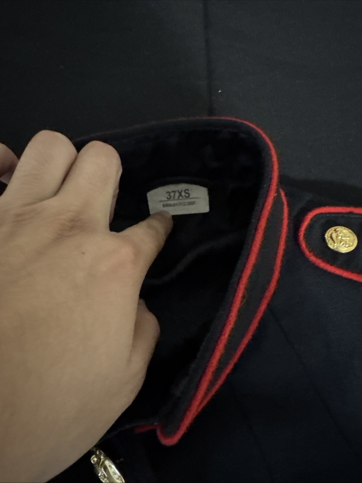 USMC BLUES COAT 37XS