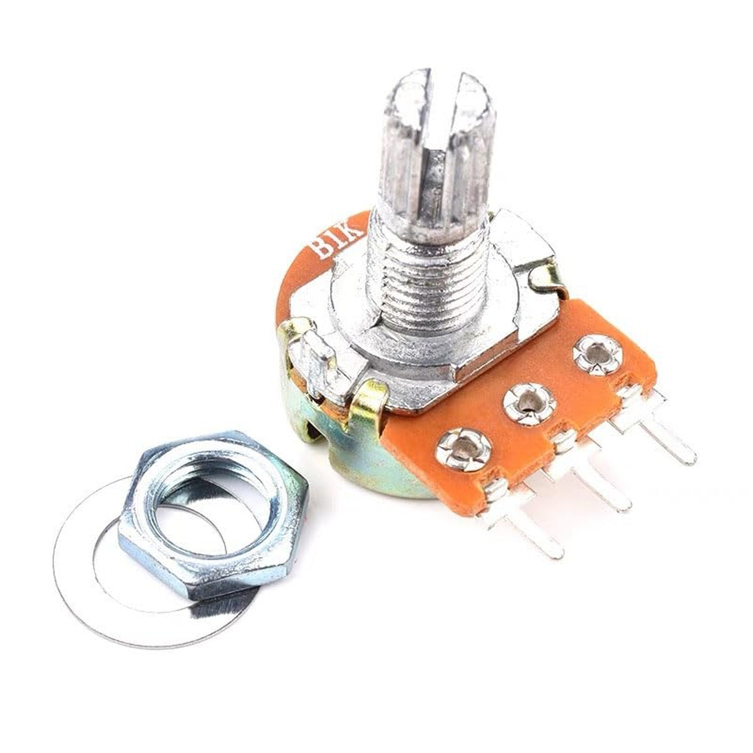 110Pcs Potentiometer Kit, Potentiometer Knobs, 11 Values 500 1K 2K 5K 10K 20K...
