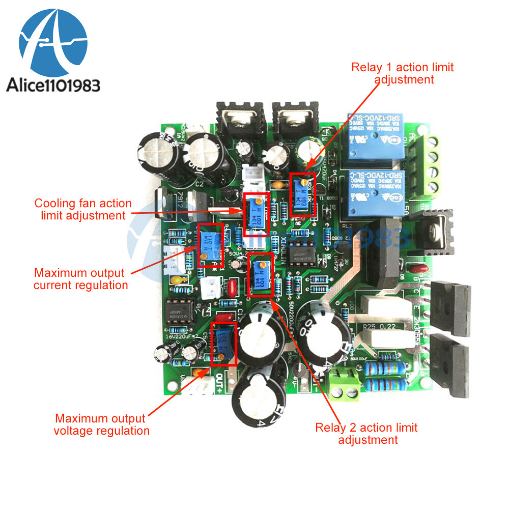 Adjustable Power Supply 0-30V 0-5A Constant Voltage And Current Board Diy Kit