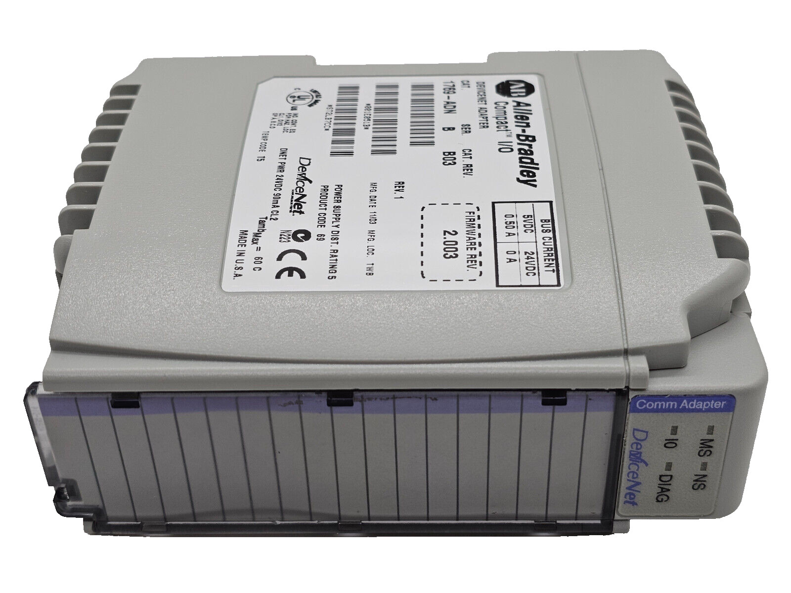 Allen Bradley 1769-ADN /B CompactLogix DeviceNet Adapter 1769ADN