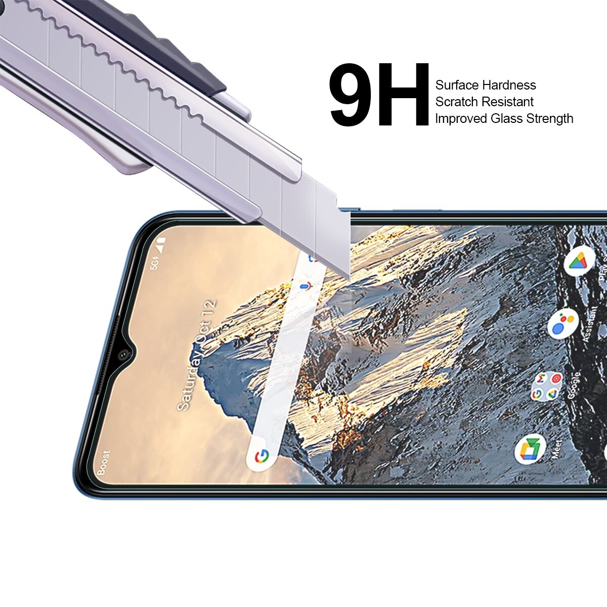 3X Supershieldz Tempered Glass Screen Protector for Boost Mobile Summit 5G