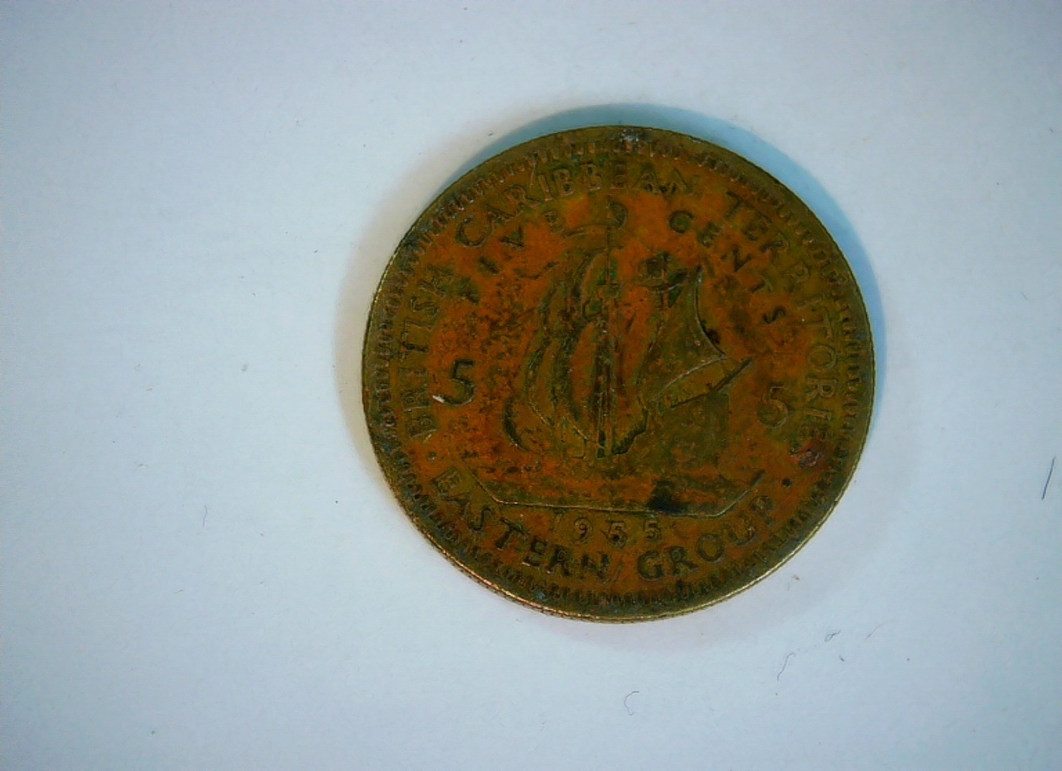 Southern Rhodesia 1955 1/2 Penny Southern Rhodesia Halfpenny (Elizabeth II) Coin