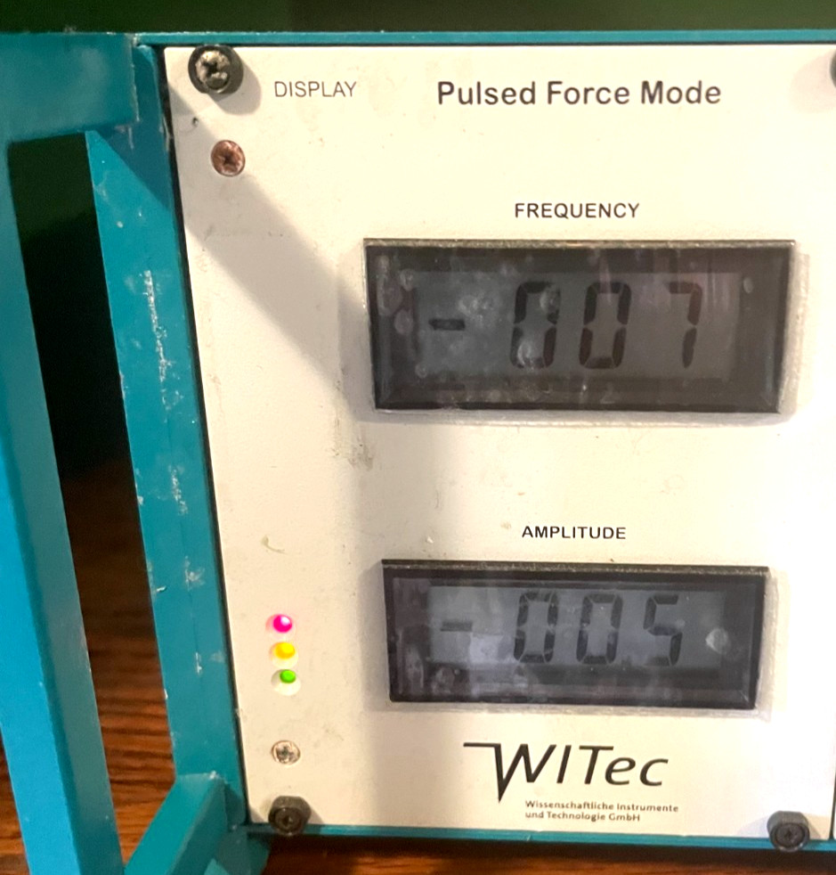 WITec Pulsed Force Mode Controller, Atomic Force Microscopy, AFM