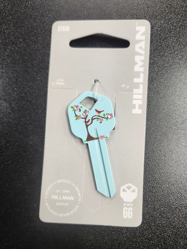 BLING TREE PRINTED KWIKSET KW1/KW10 KEYBLANK - READ DETAILS BELOW