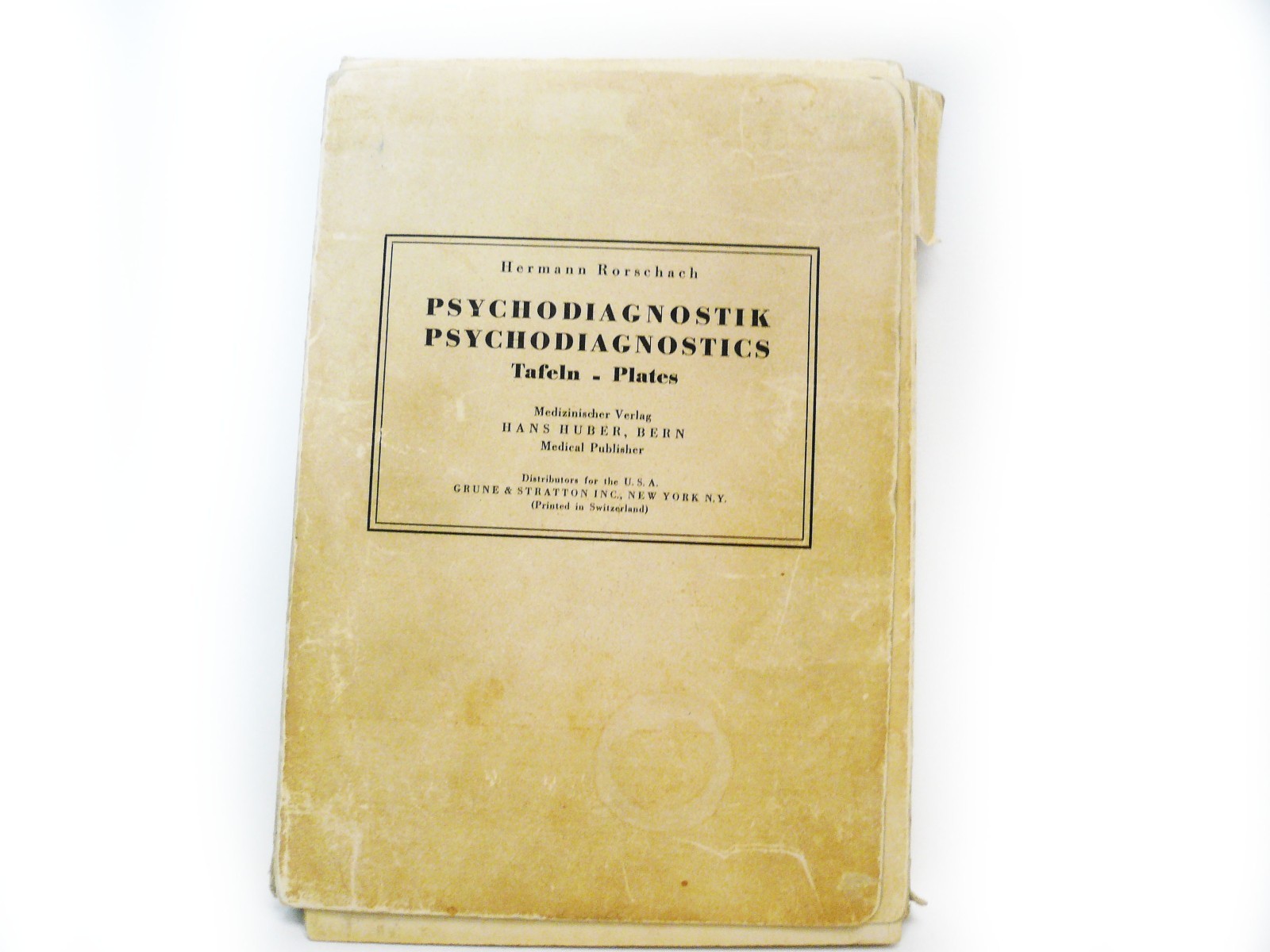 Vintage Hermann Rorschach Psychodiagnostics Set of 10 Plated