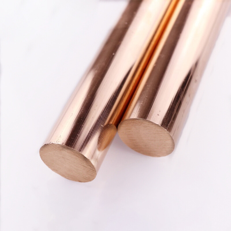 Copper Solid Round Rod Bar Multiple Sizes Length 250mm Diameters 12mm-32mm