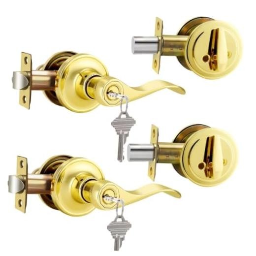Keyed Alike Door Lock Sets with Single Cylinder Single Cylinder Desbolts 2