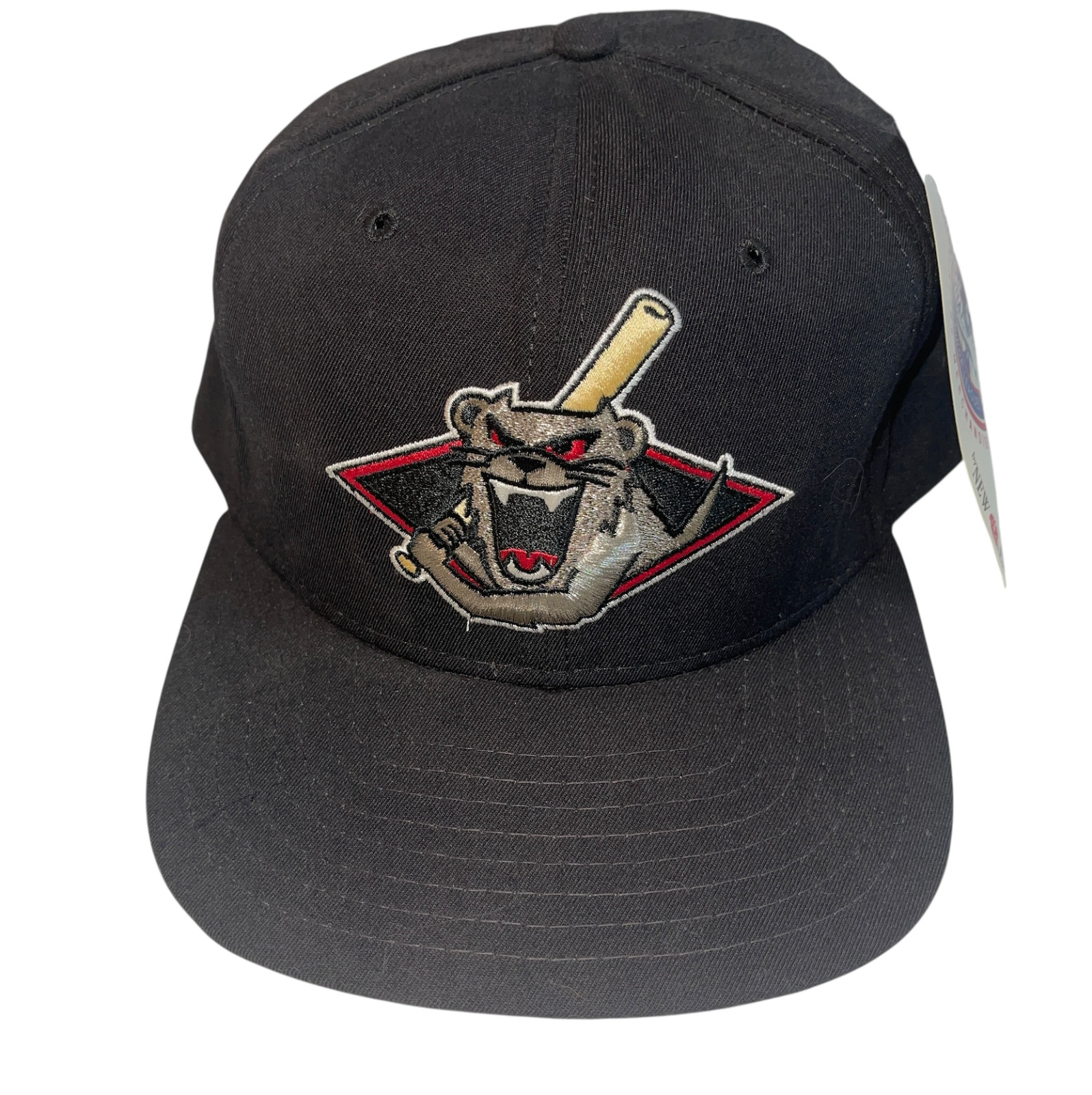 Vtg Jamestown Jammers New Era Snapback Cap Hat MiLB tigers braves marlins USA