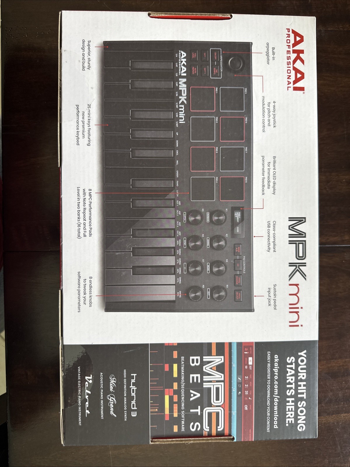 Also Professional Pro MPK mini Black NIB SEALED!
