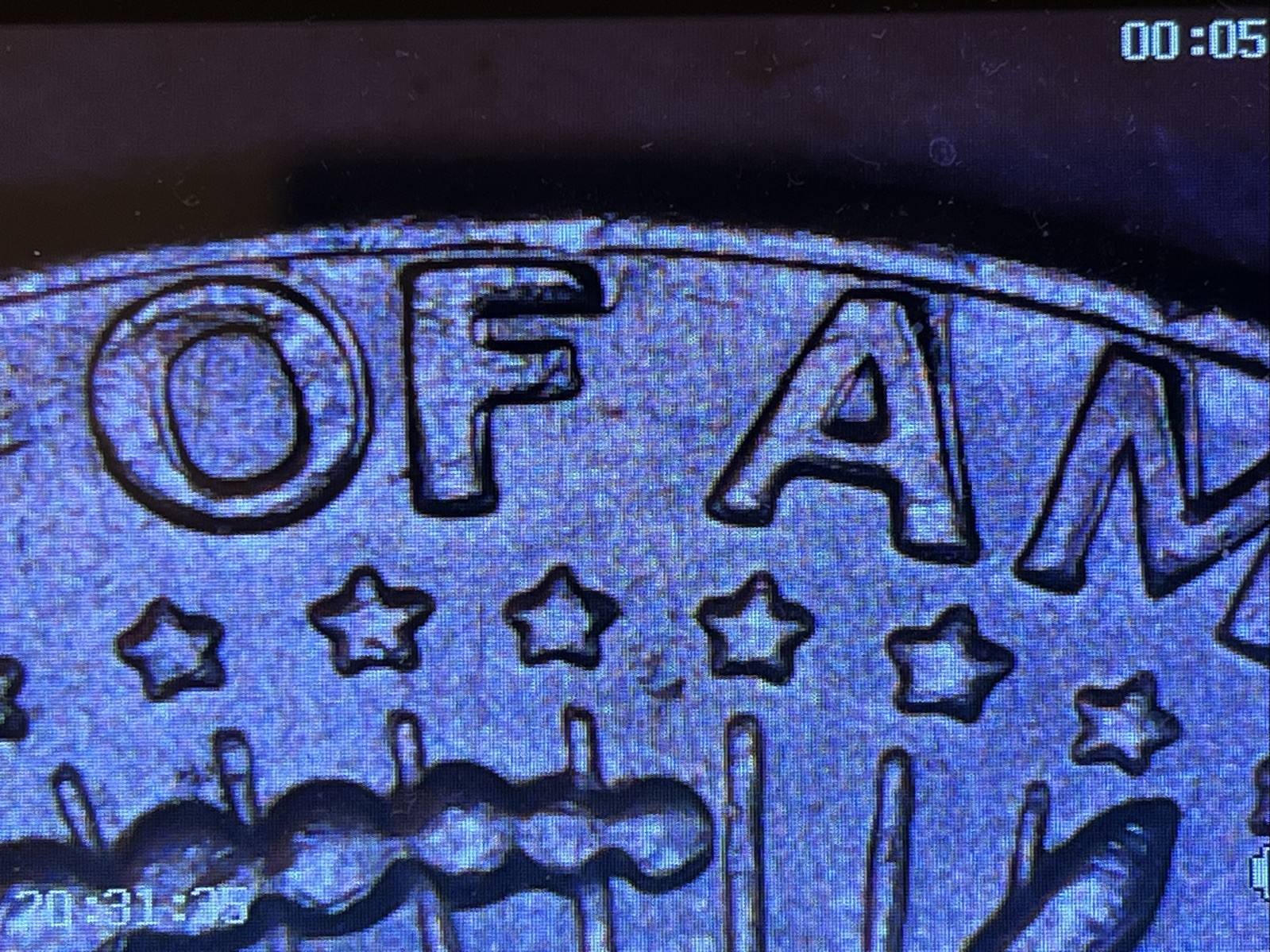 1973 D Kennedy Half Dollar Double Die Reverse