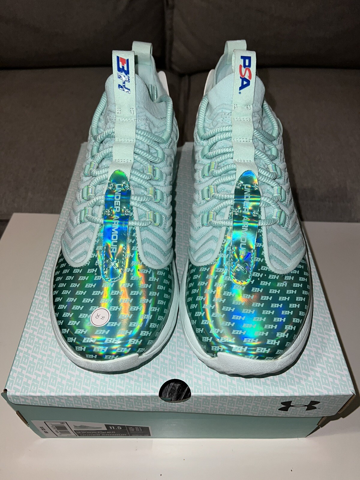 Under Armour Harper 9 Bryce Harpe 'GEM MT" PE Turf Baseball Sneakers DS 3028737