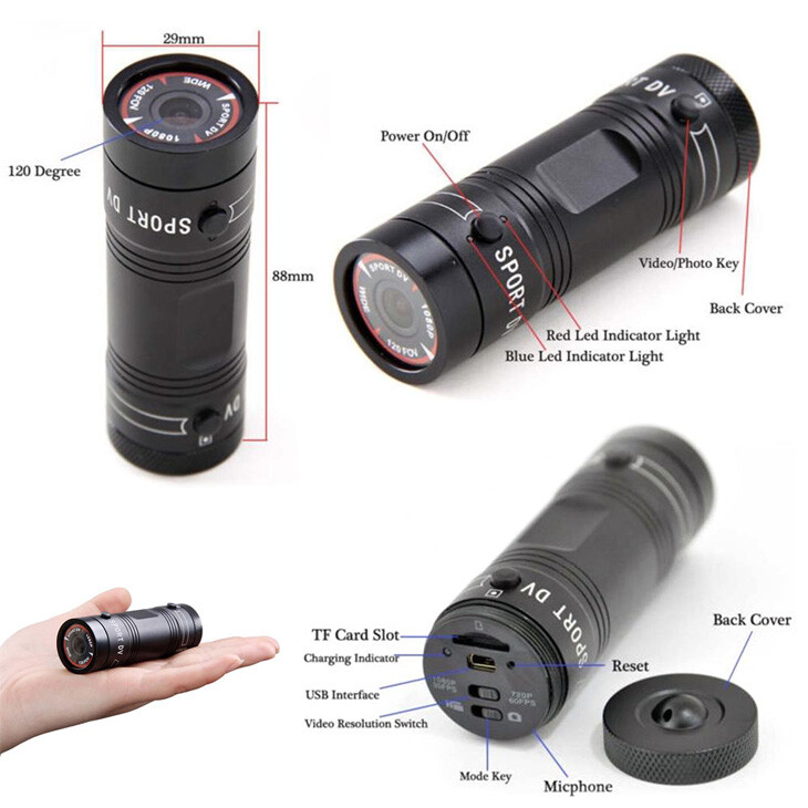 Shotgun Gun Camera 1080P Full HD Action Video Camcorder For Clay Shooting Hunt