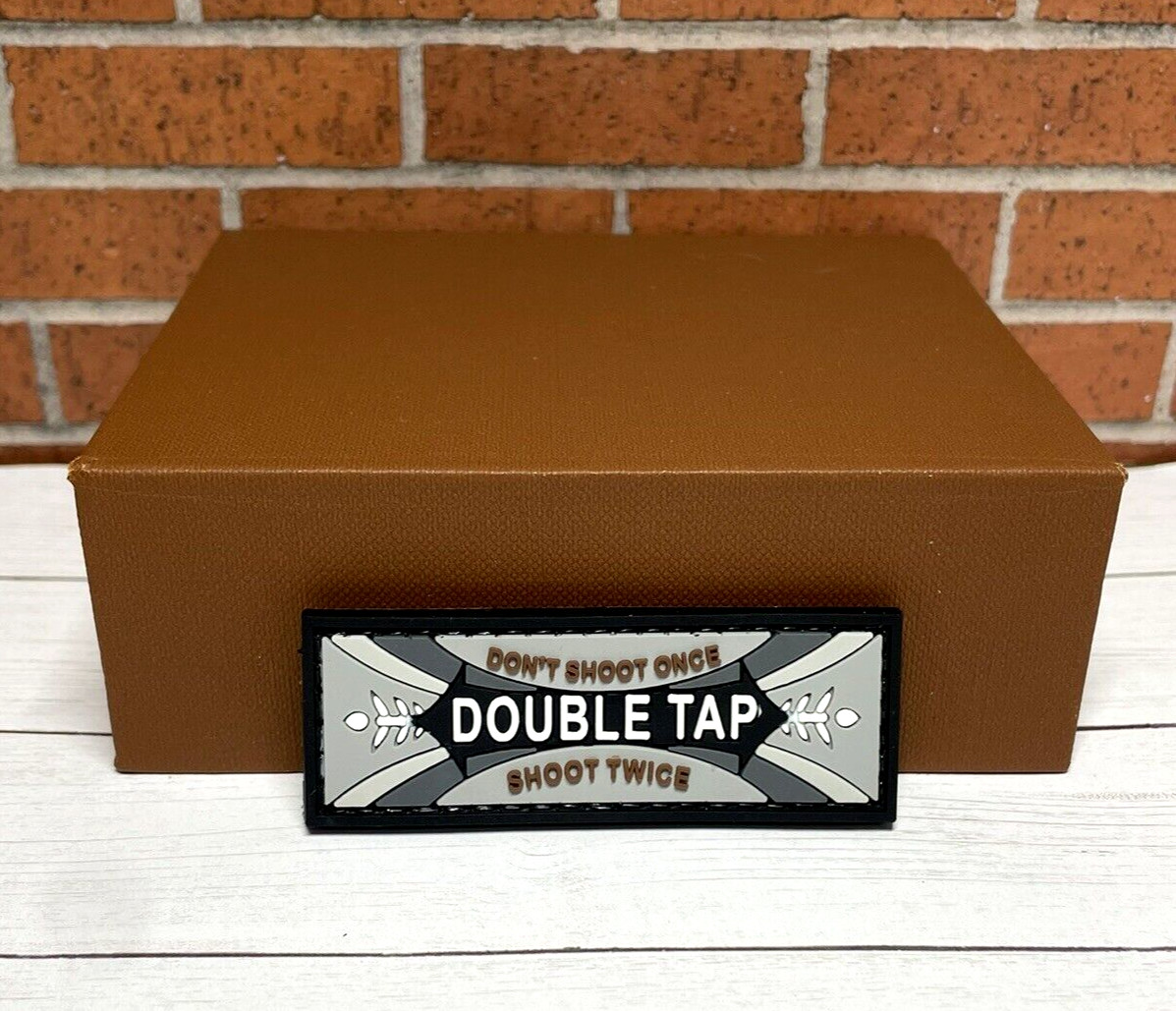 Tactical Patch - Double Tap PVC Gun Patch Special Forces PVC Morale Patch