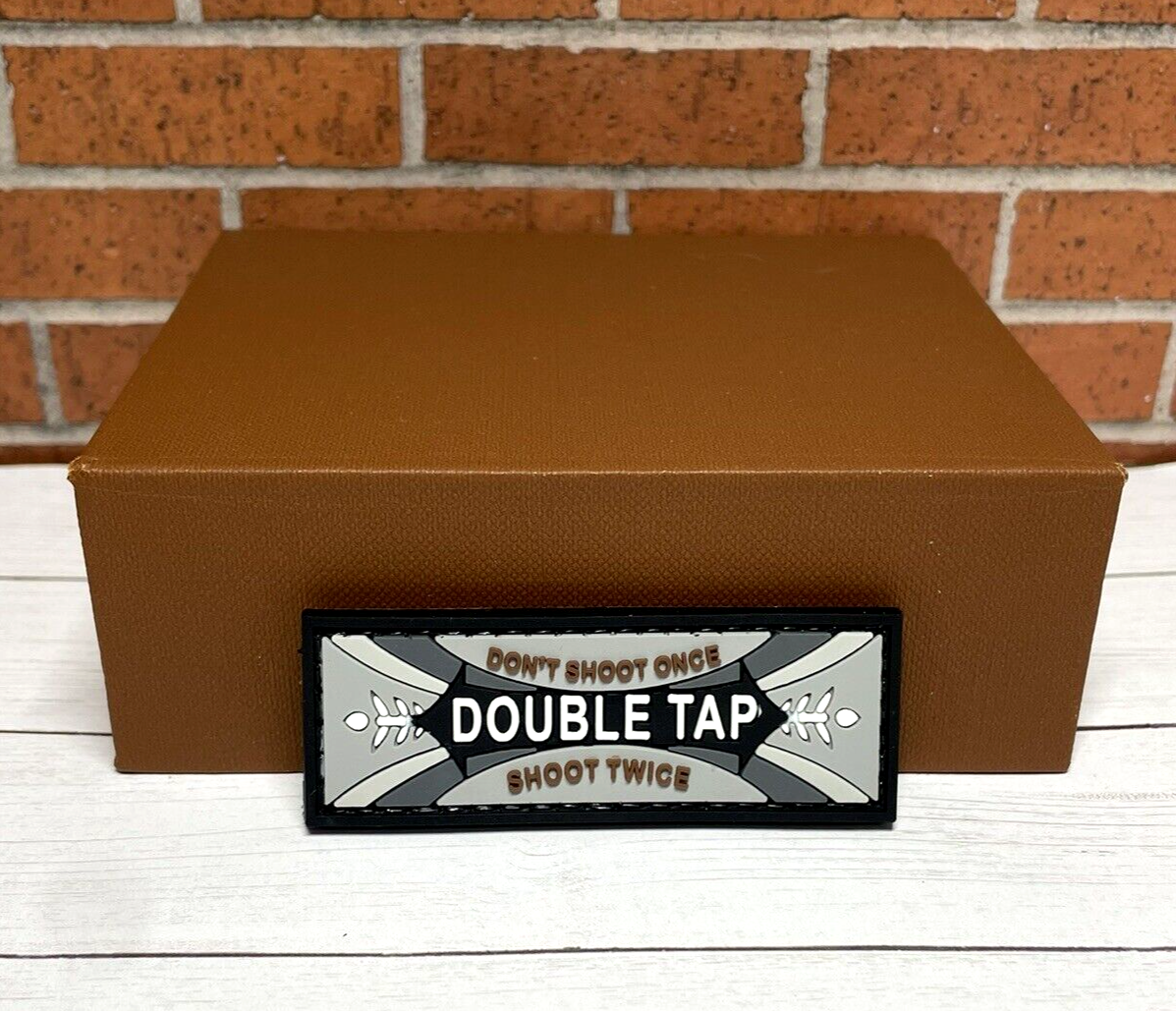 Tactical Patch - Double Tap PVC Gun Patch Special Forces PVC Morale Patch