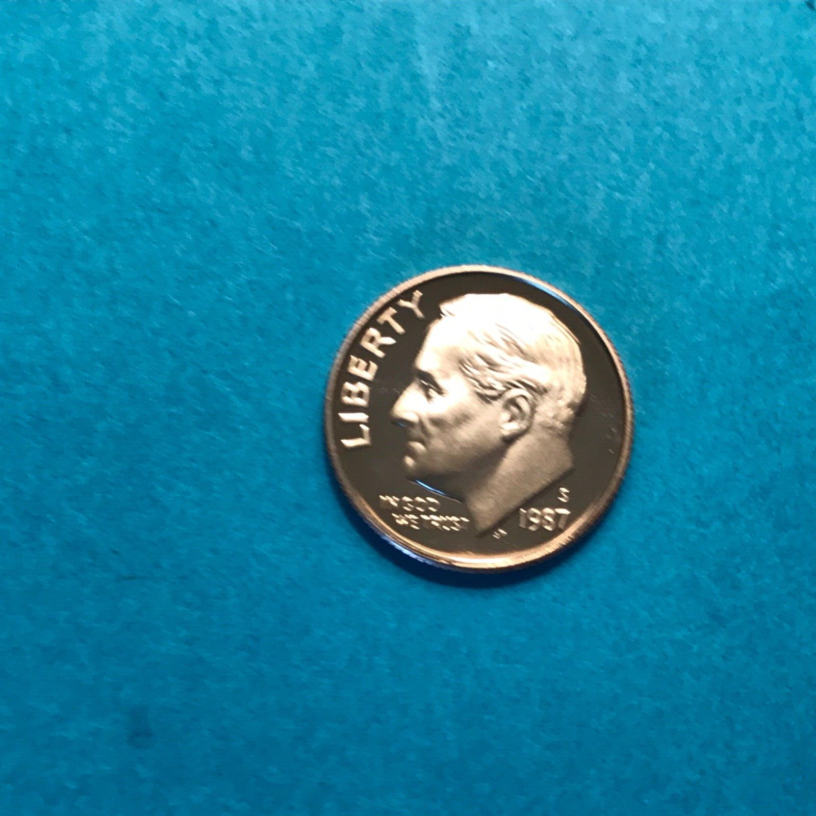 1987 S Roosevelt Proof Dime FREE SHIP