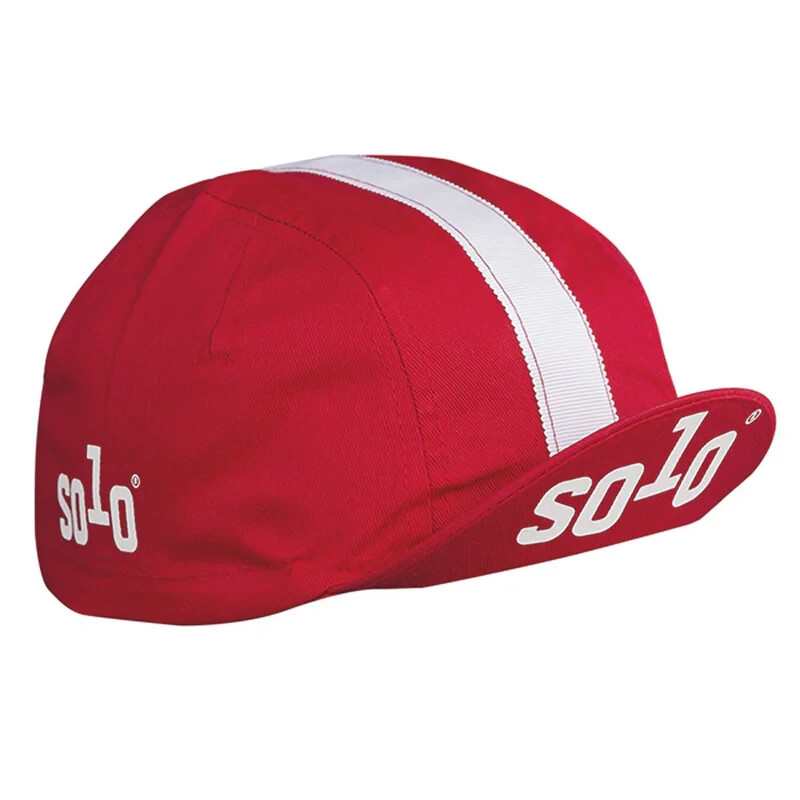 Solo SALE $14.95 (RRP$25) Retro Cycling Cap Red