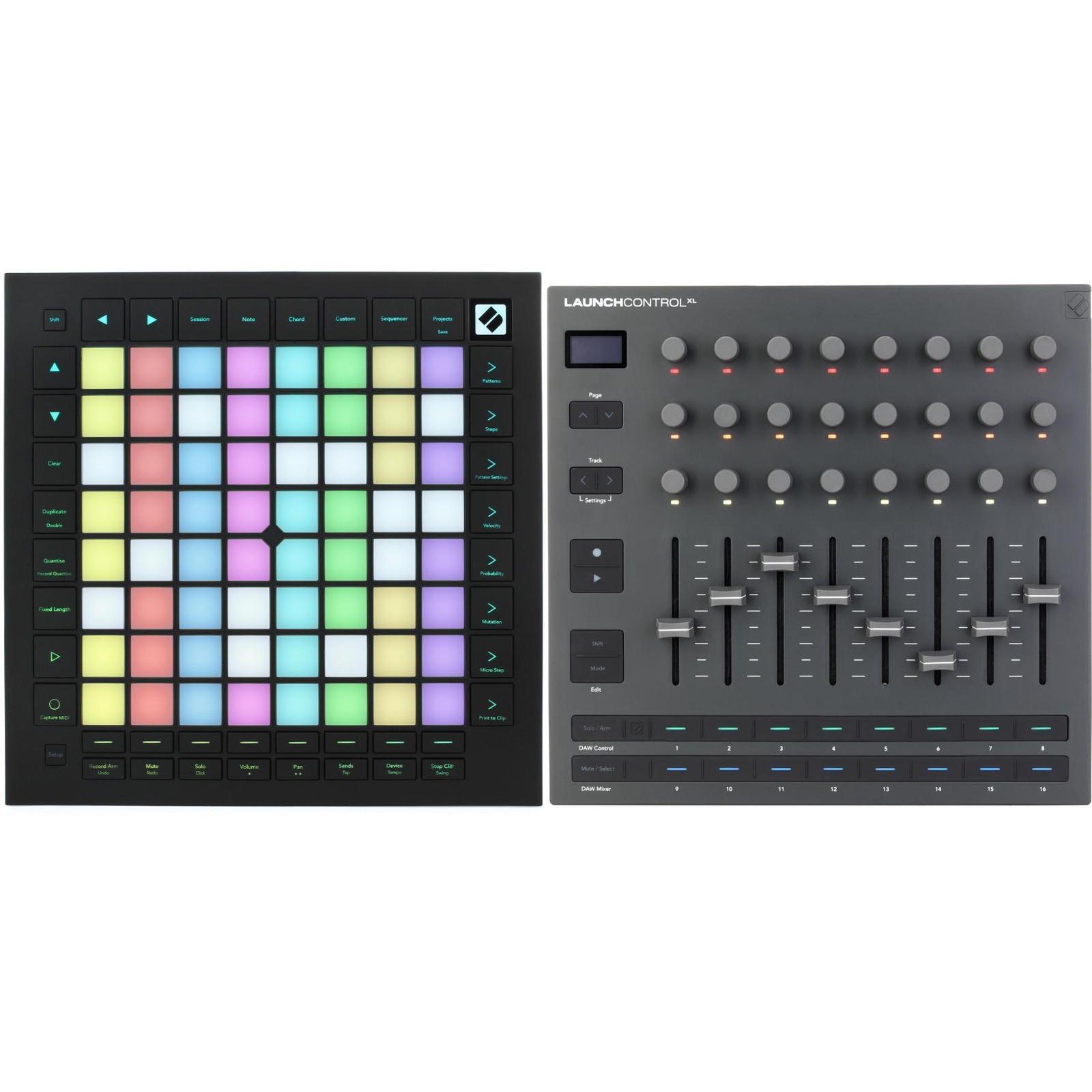Novation Launchpad Pro MK3 Grid Controller with Launch Control XL 3 MIDI Control